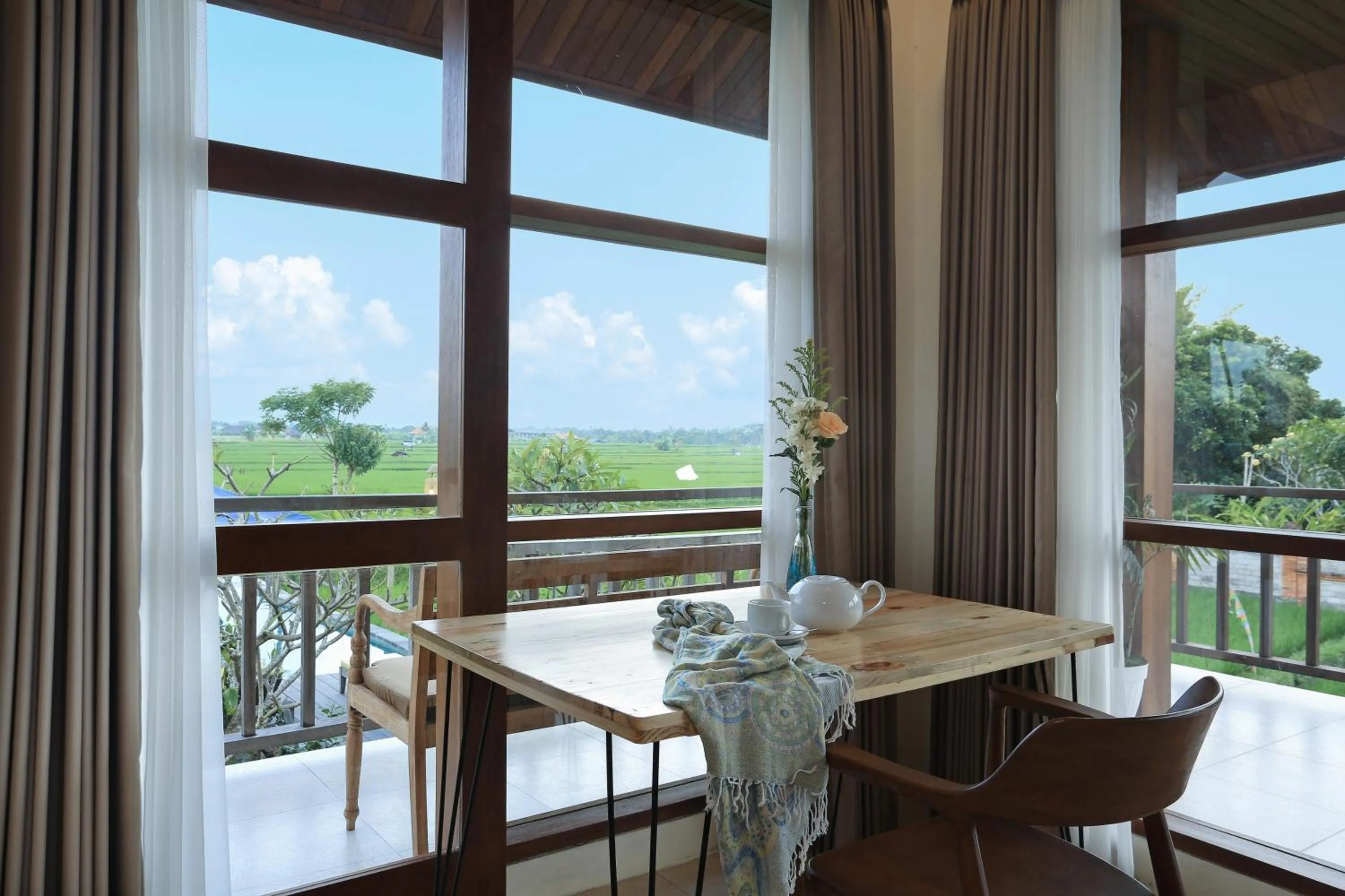 Living room in Maha Shanti Ubud Villa