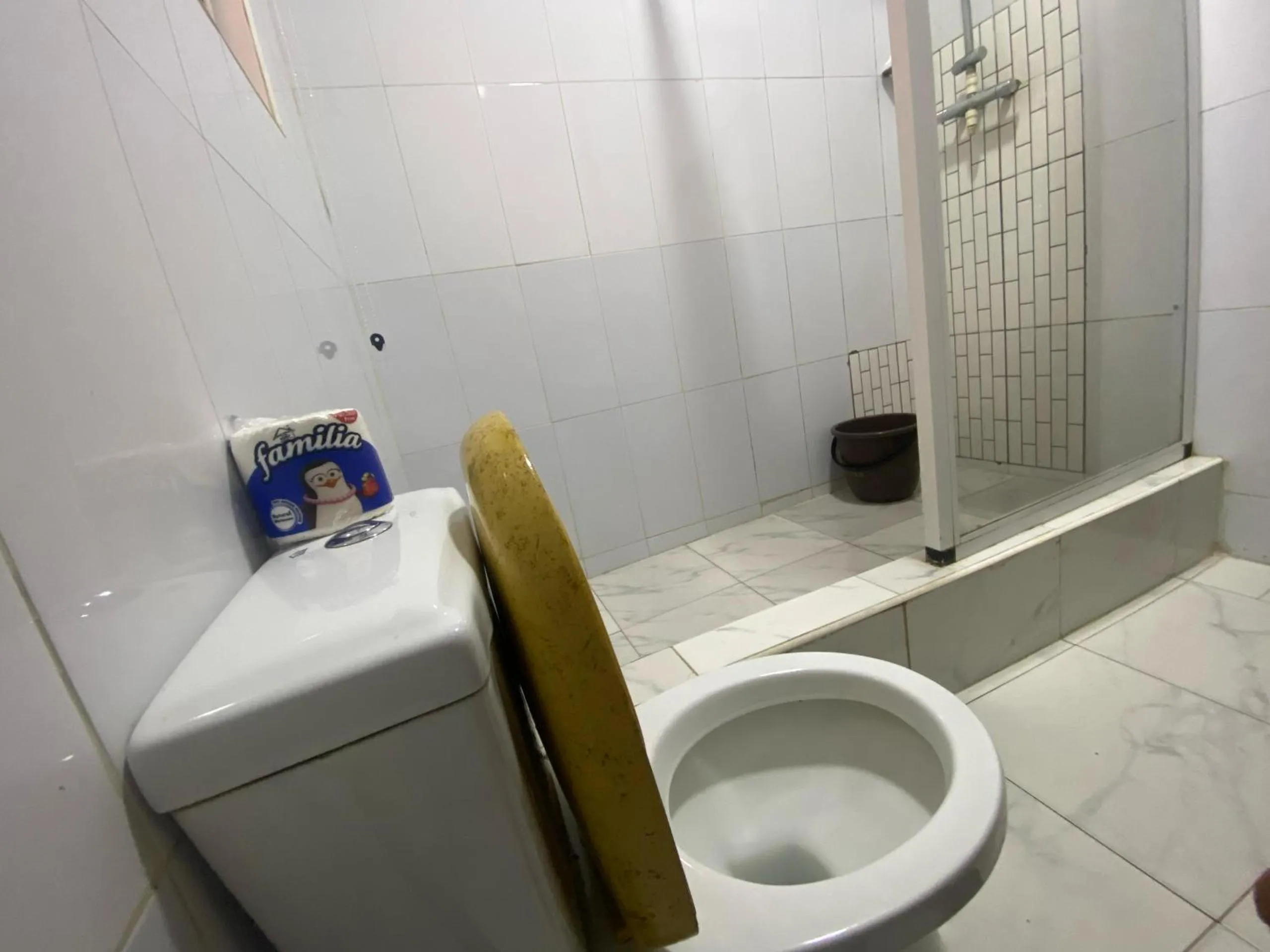 Shower in Presken Hotel Castle, Opebi Lagos