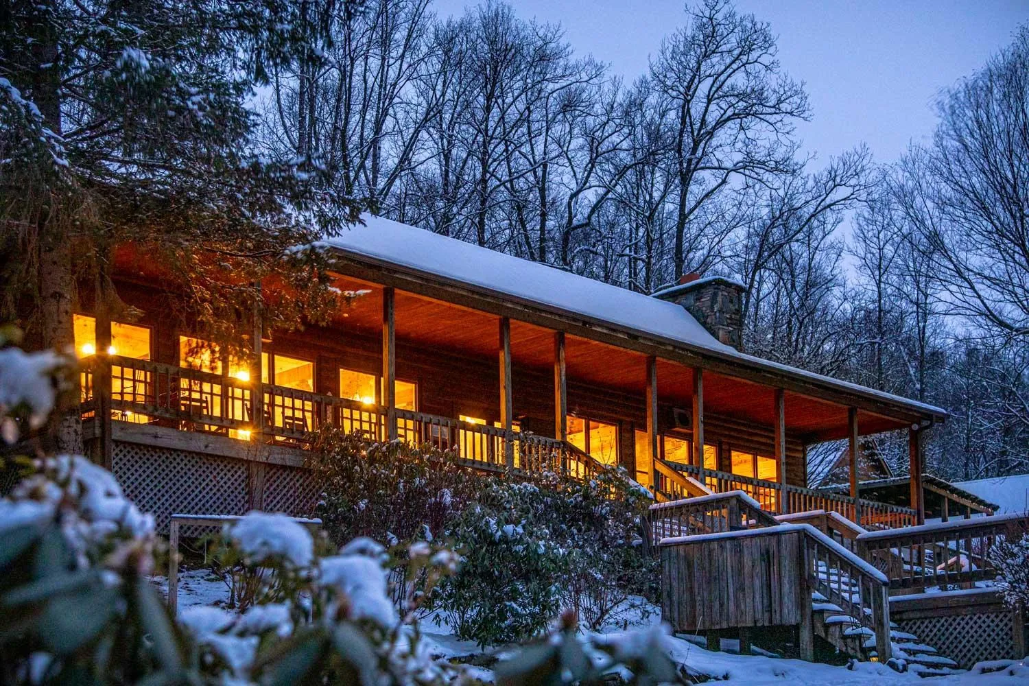 Property building in Mount Mitchell Eco Retreat