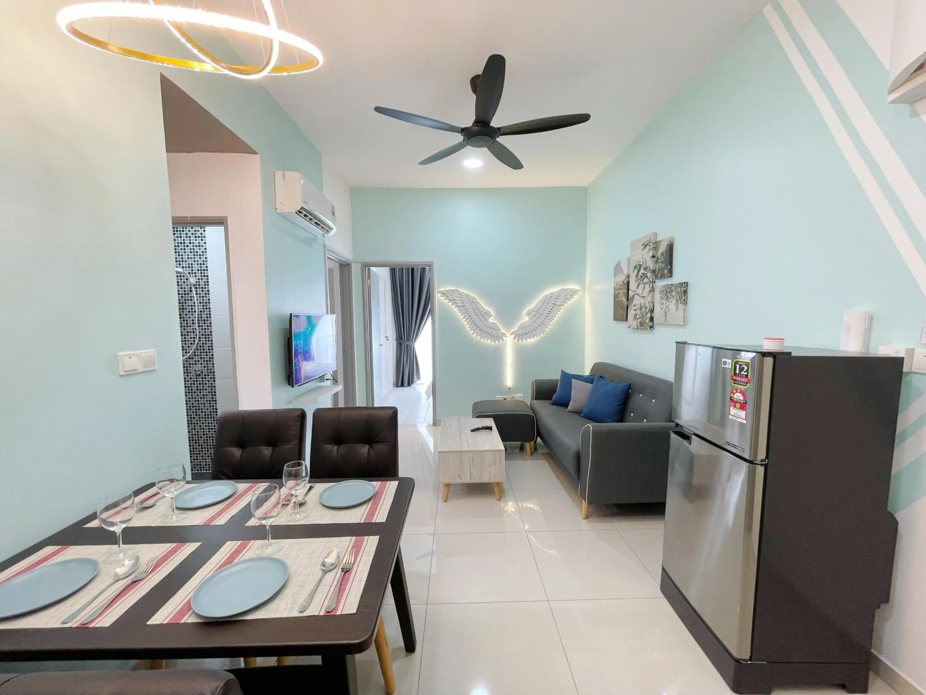 Dining area in MesaHill Homestay, Nilai by S&T Homez