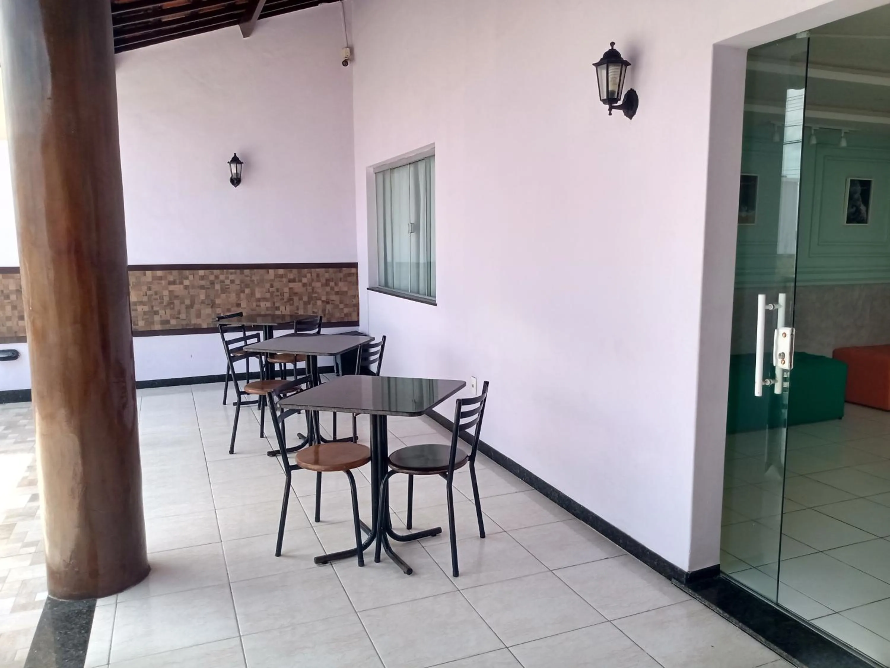 Patio in Hotel Dunas Camocim