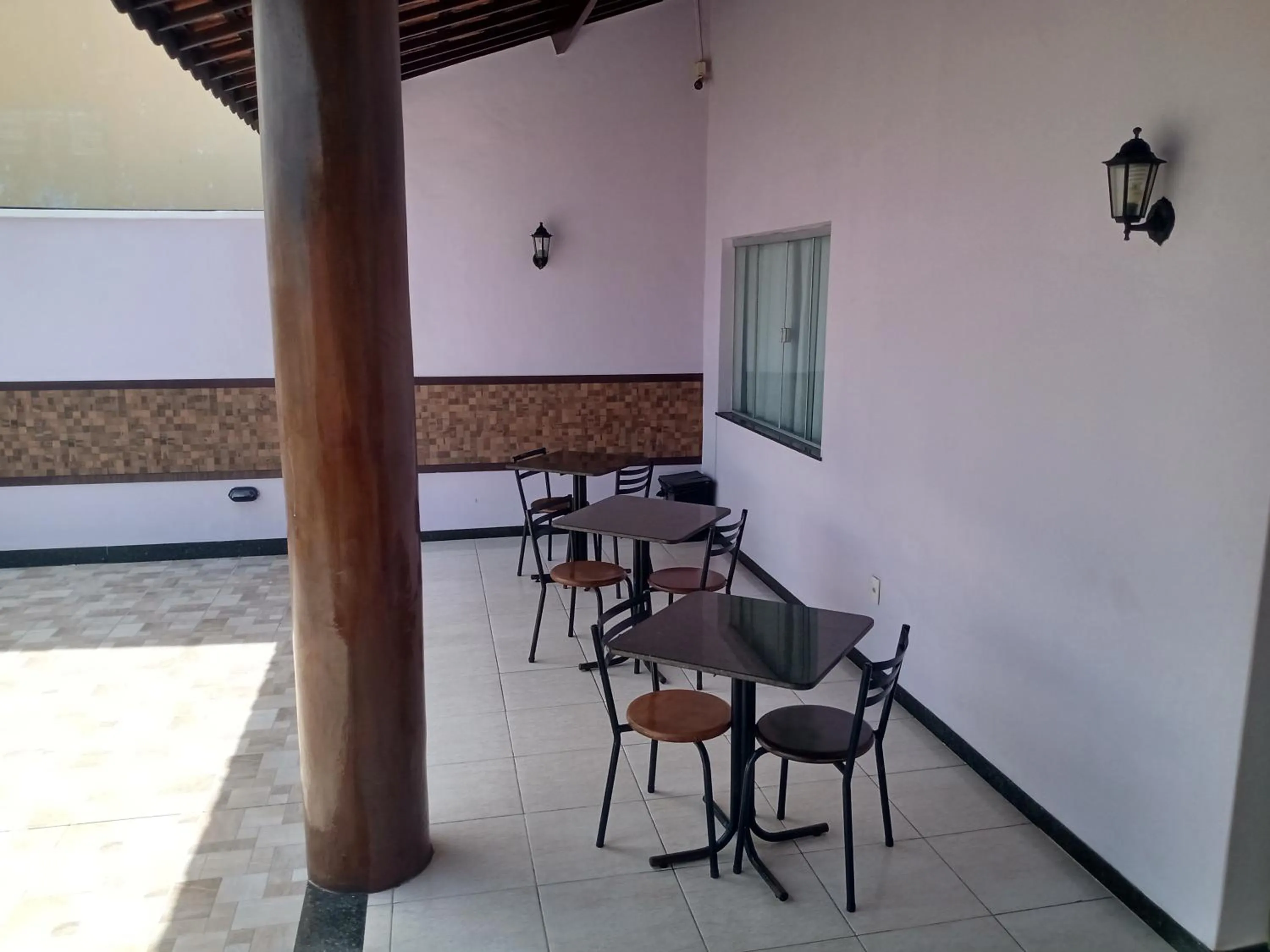 Patio in Hotel Dunas Camocim
