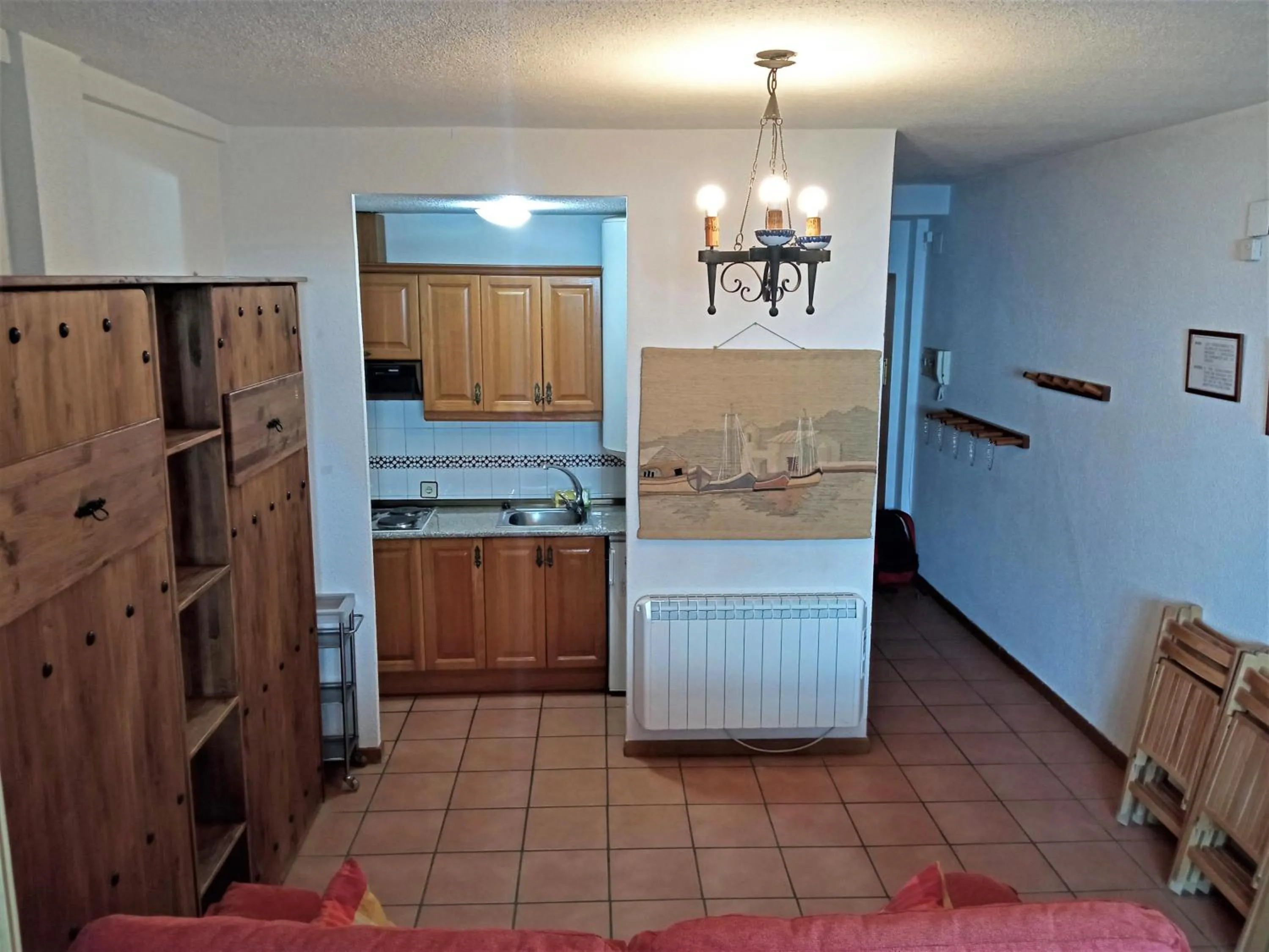 Kitchen or kitchenette in Apartamentos Sierra Nevada 3000