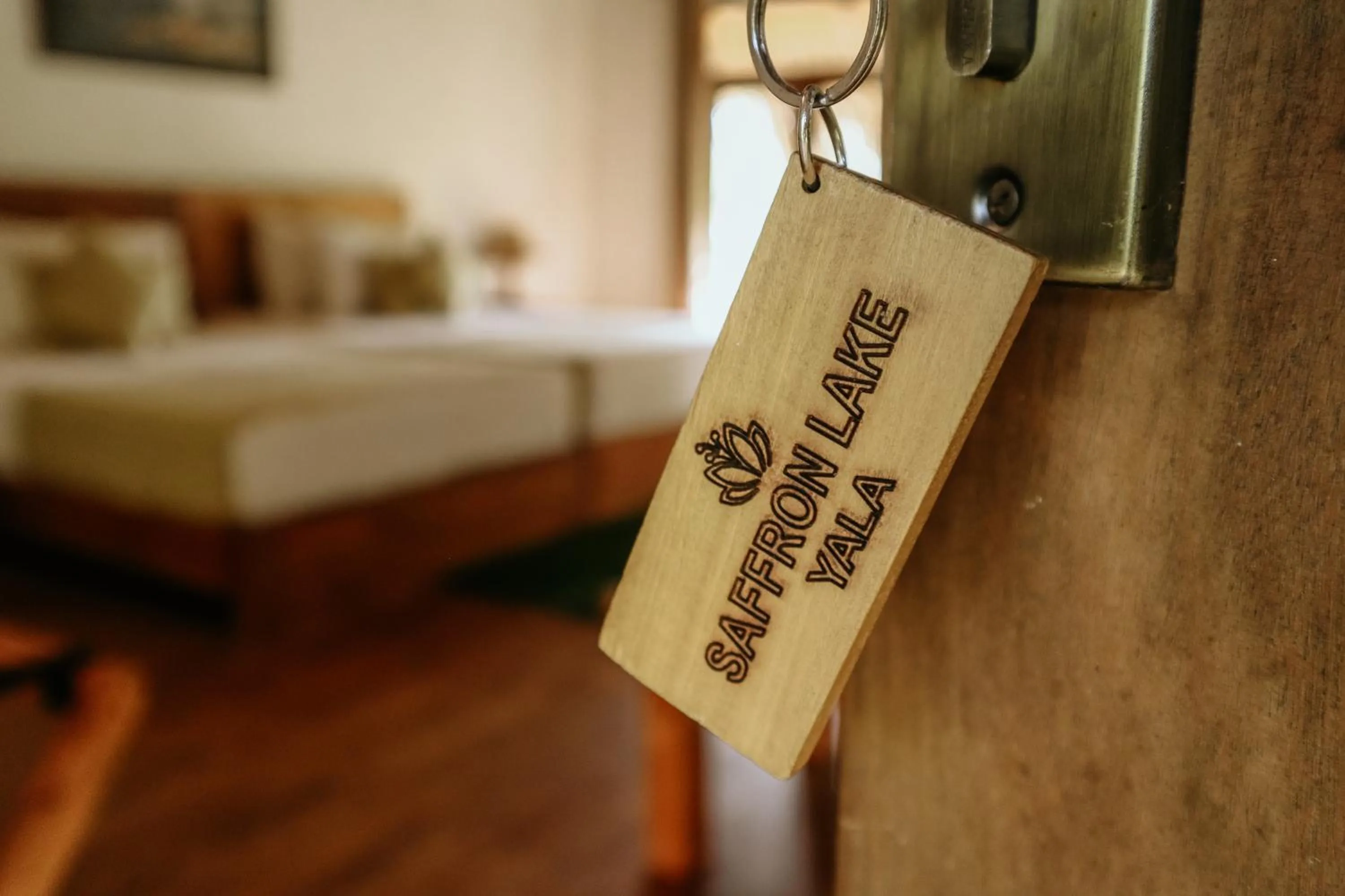 Facade/entrance, Bed in Saffron Lake Yala