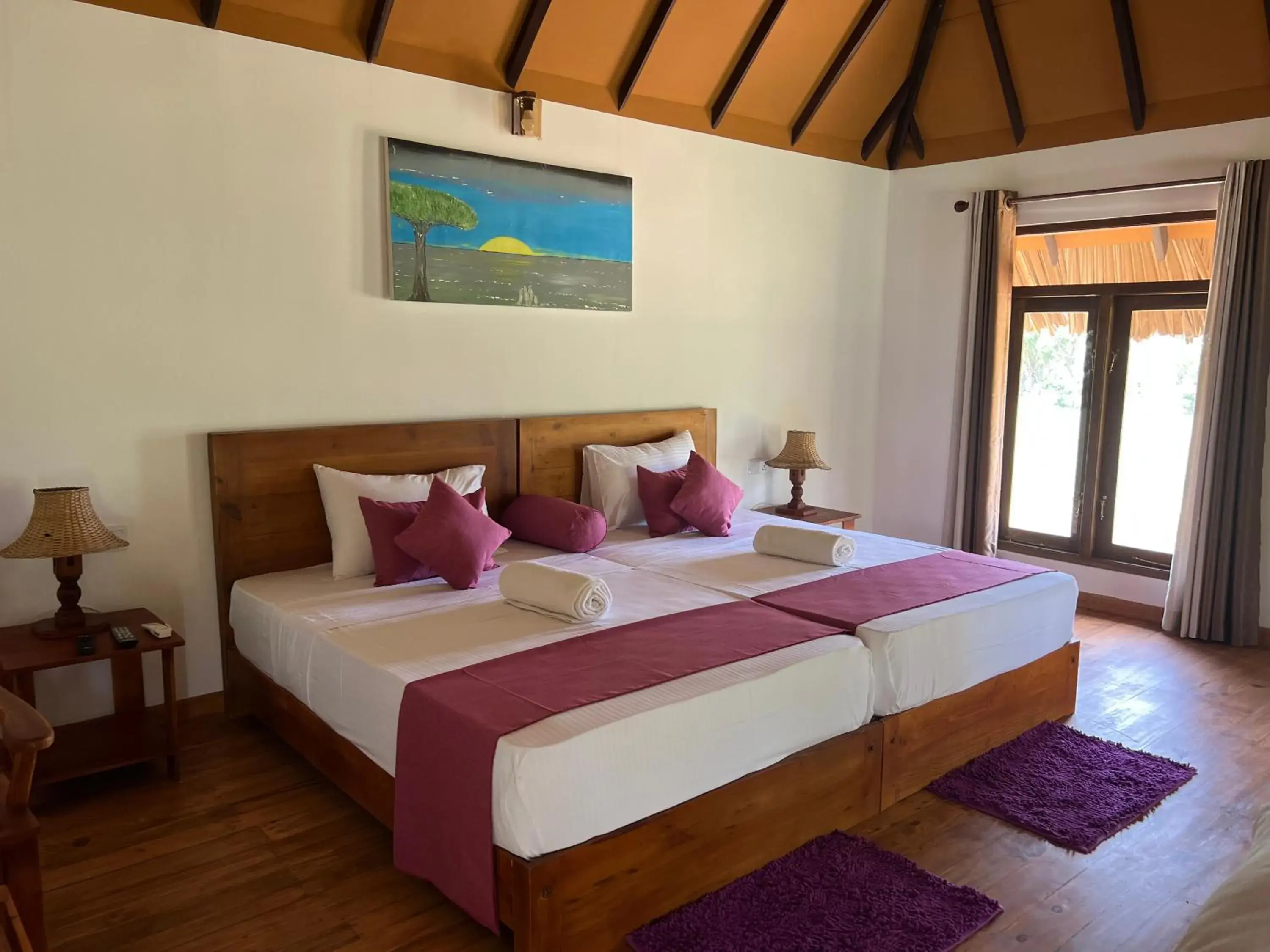 Bed in Saffron Lake Yala Bed in Saffron Lake Yala