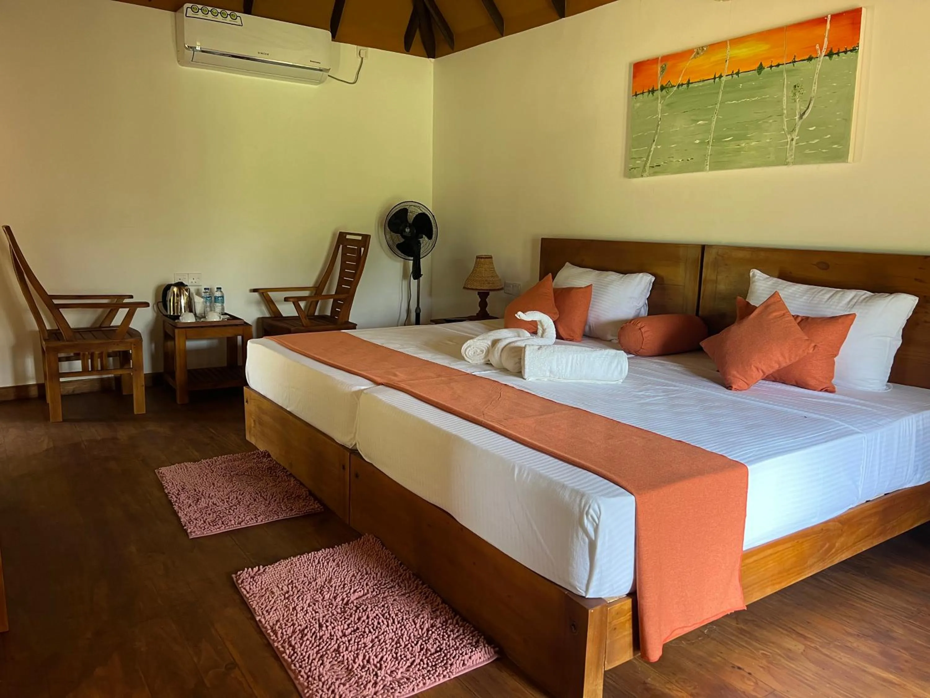 Living room, Bed in Saffron Lake Yala