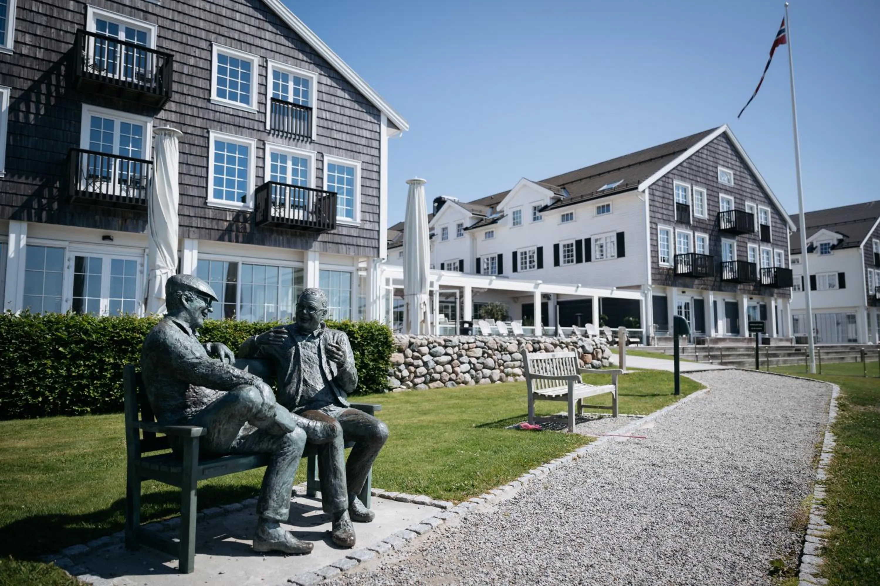 Garden in Støtvig Hotel