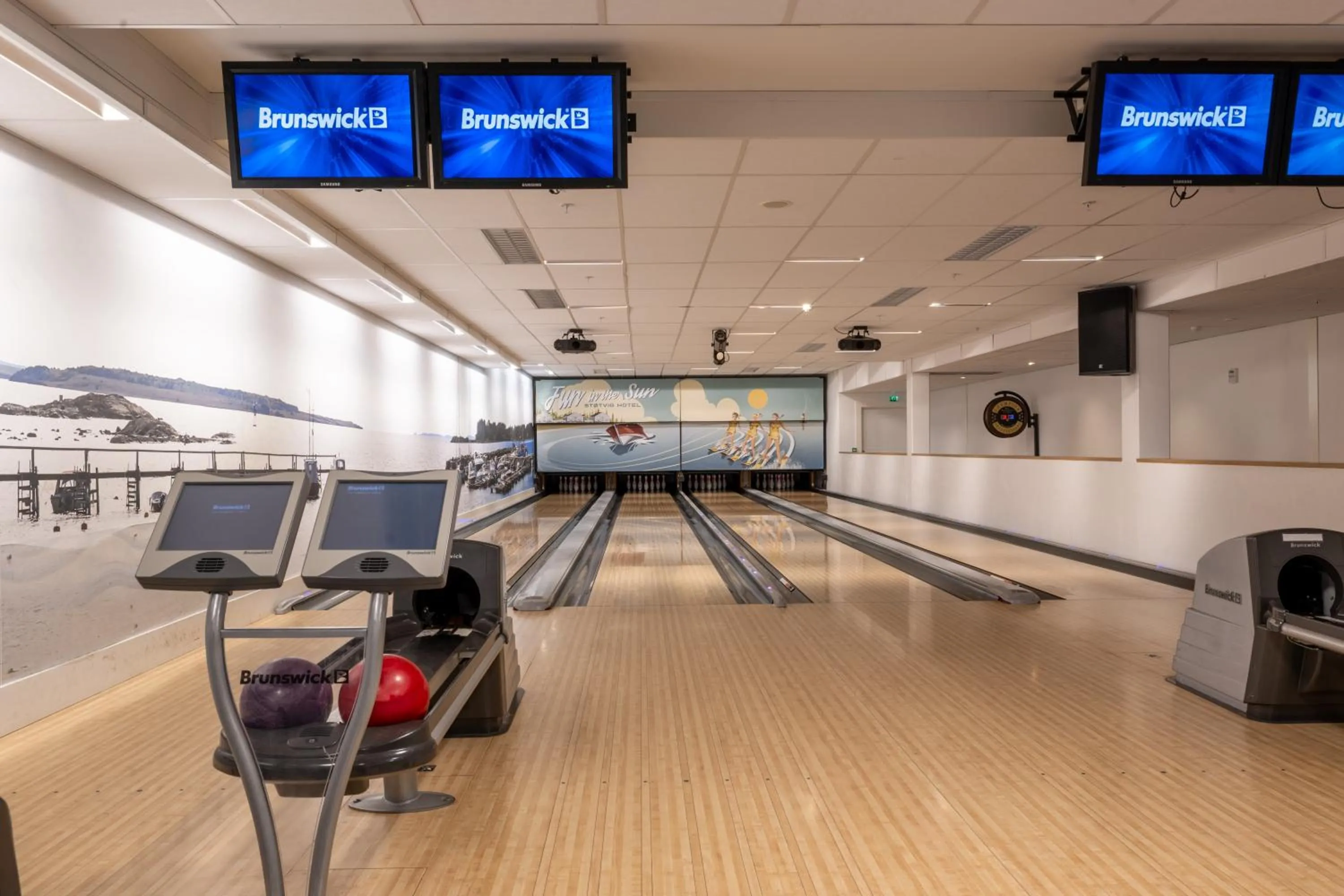 Bowling in Støtvig Hotel