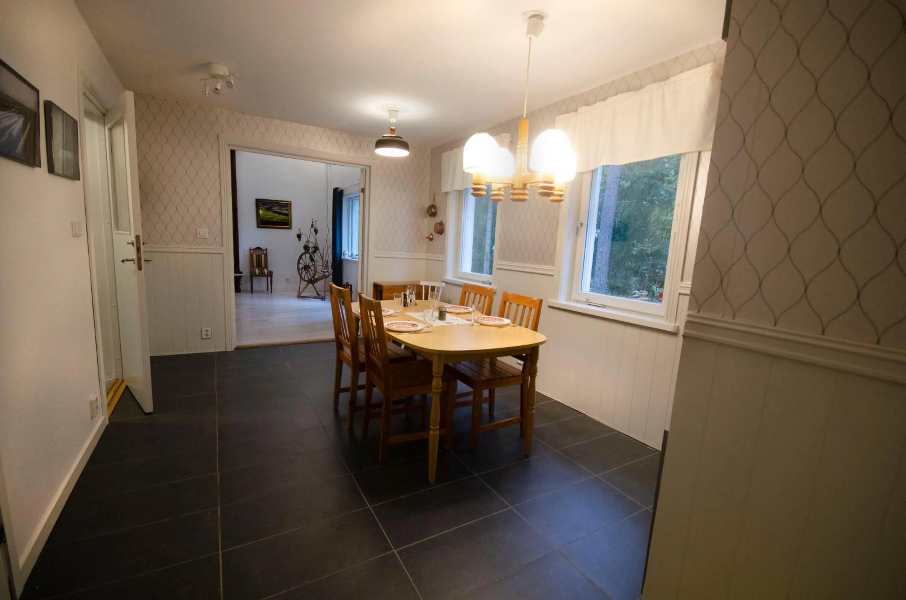 Dining area in Granbackens BoB