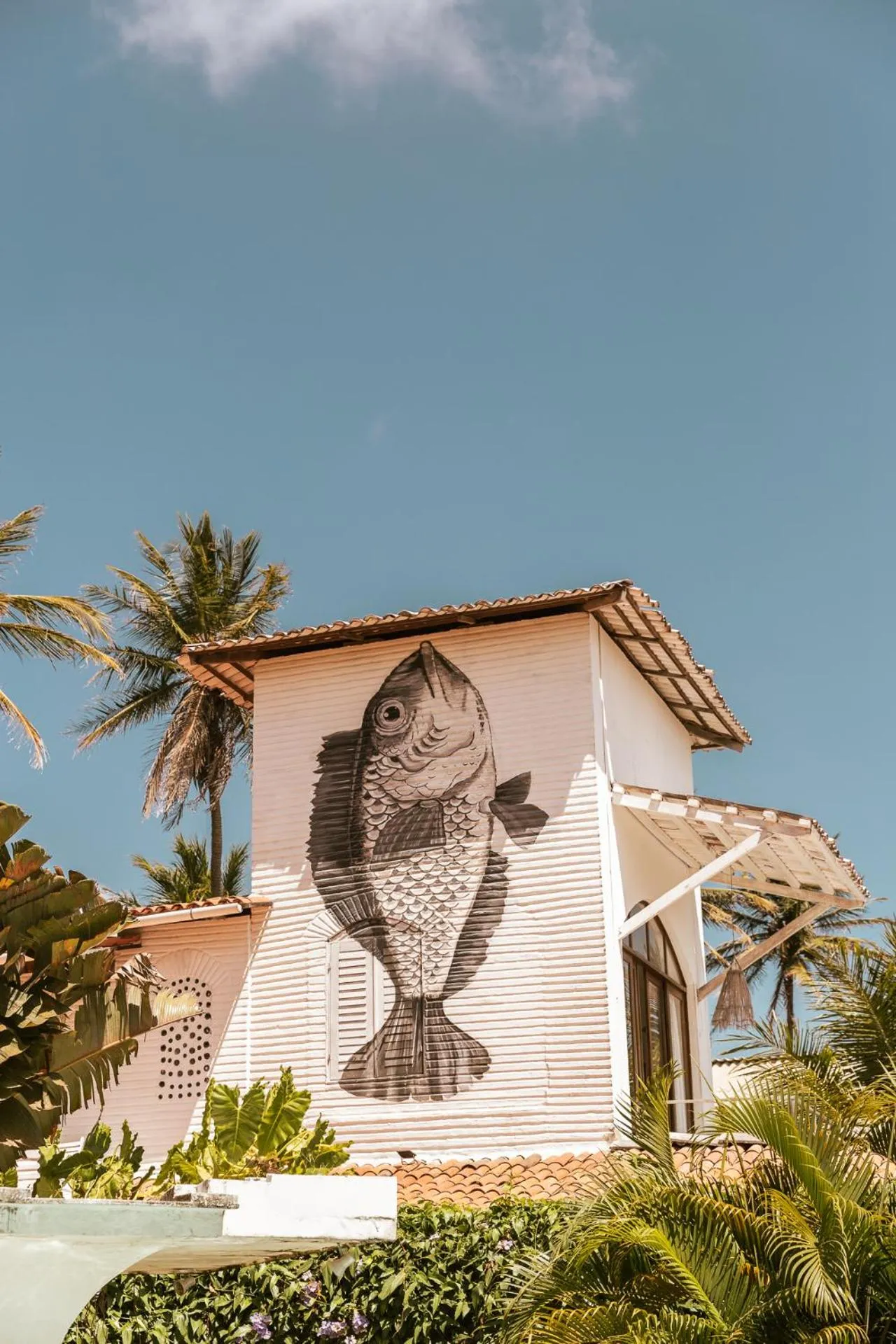 Decorative detail in Casa na Lagoa