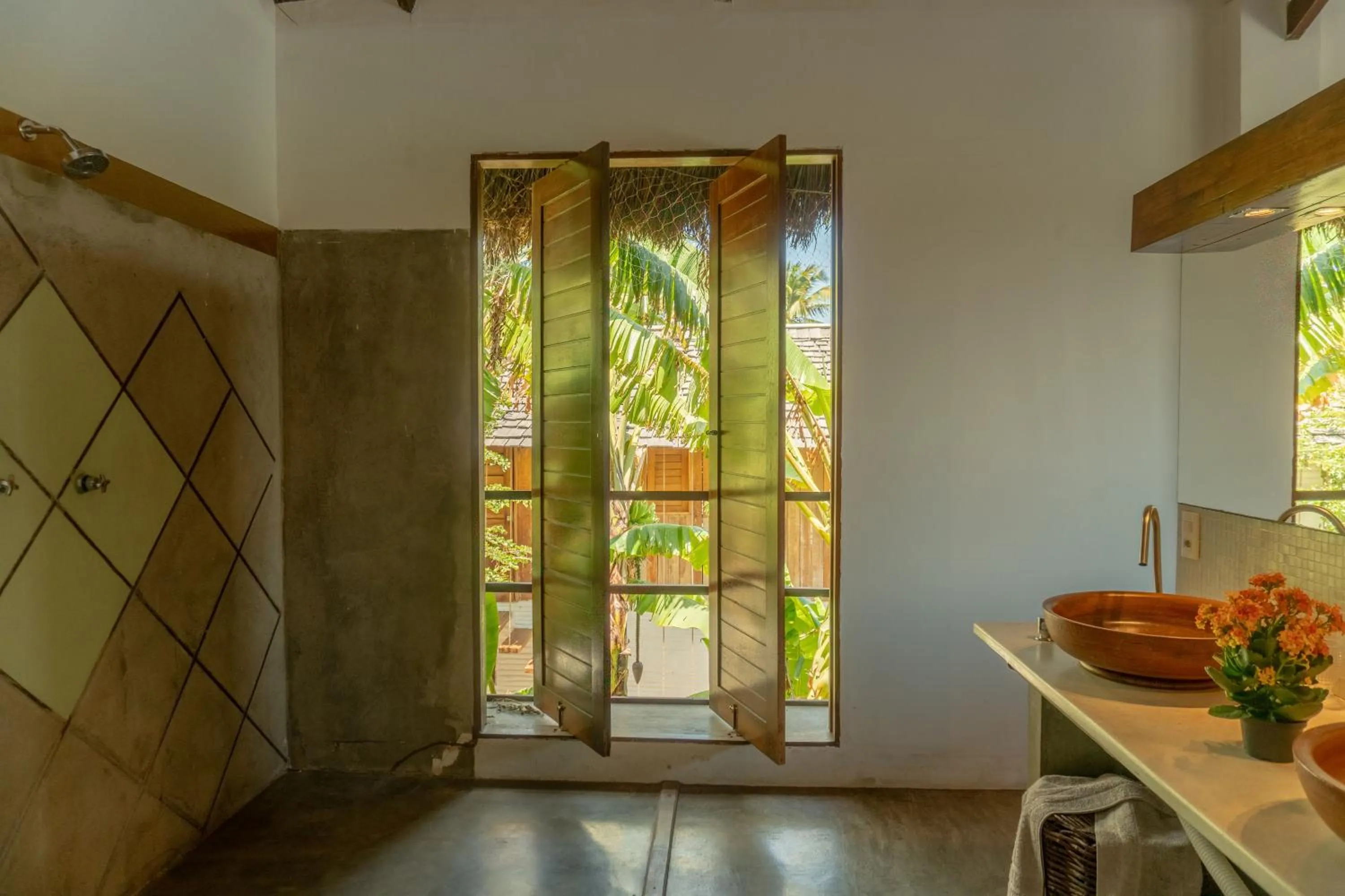 Shower in Casa na Lagoa