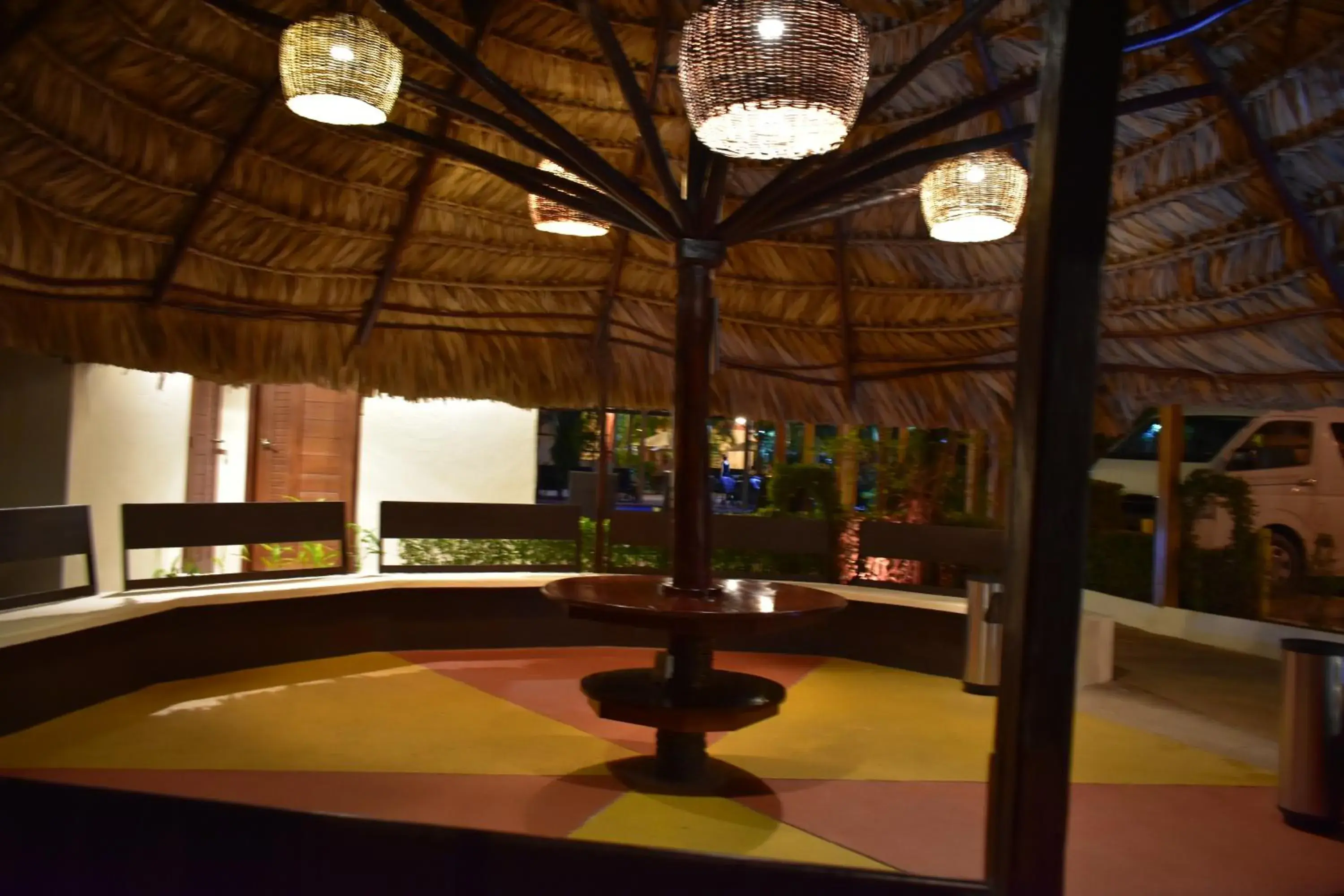 Pool view in Hotel Maya Tulipanes Palenque Pool view in Hotel Maya Tulipanes Palenque