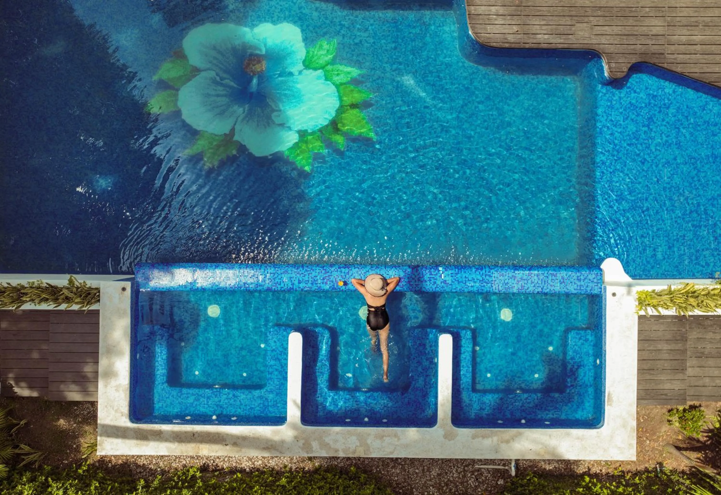 Hot Tub in Hotel Maya Tulipanes Palenque