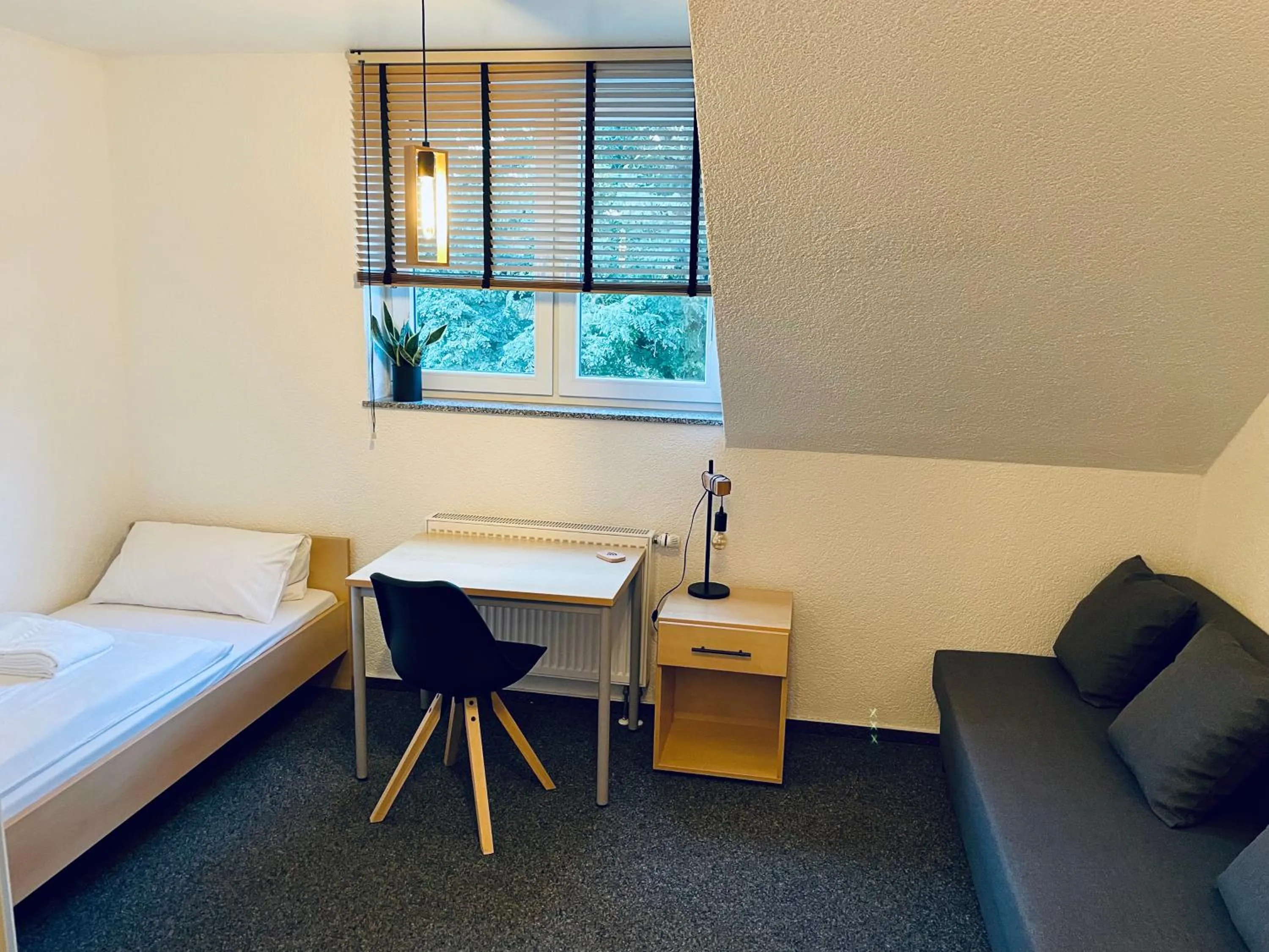 Bed in Haus des Sports