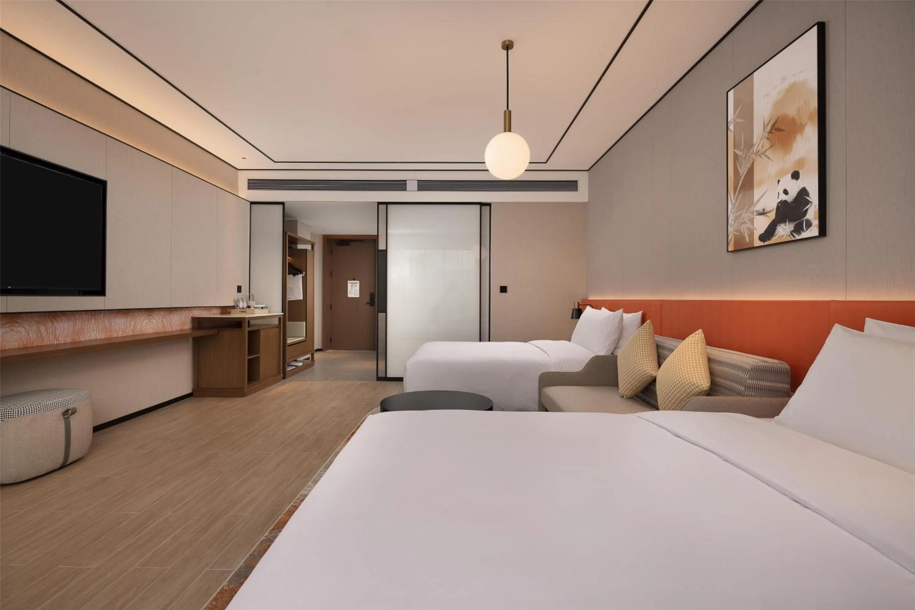 Bed in Hilton Garden Inn Chengdu Jinniu Yipintianxia