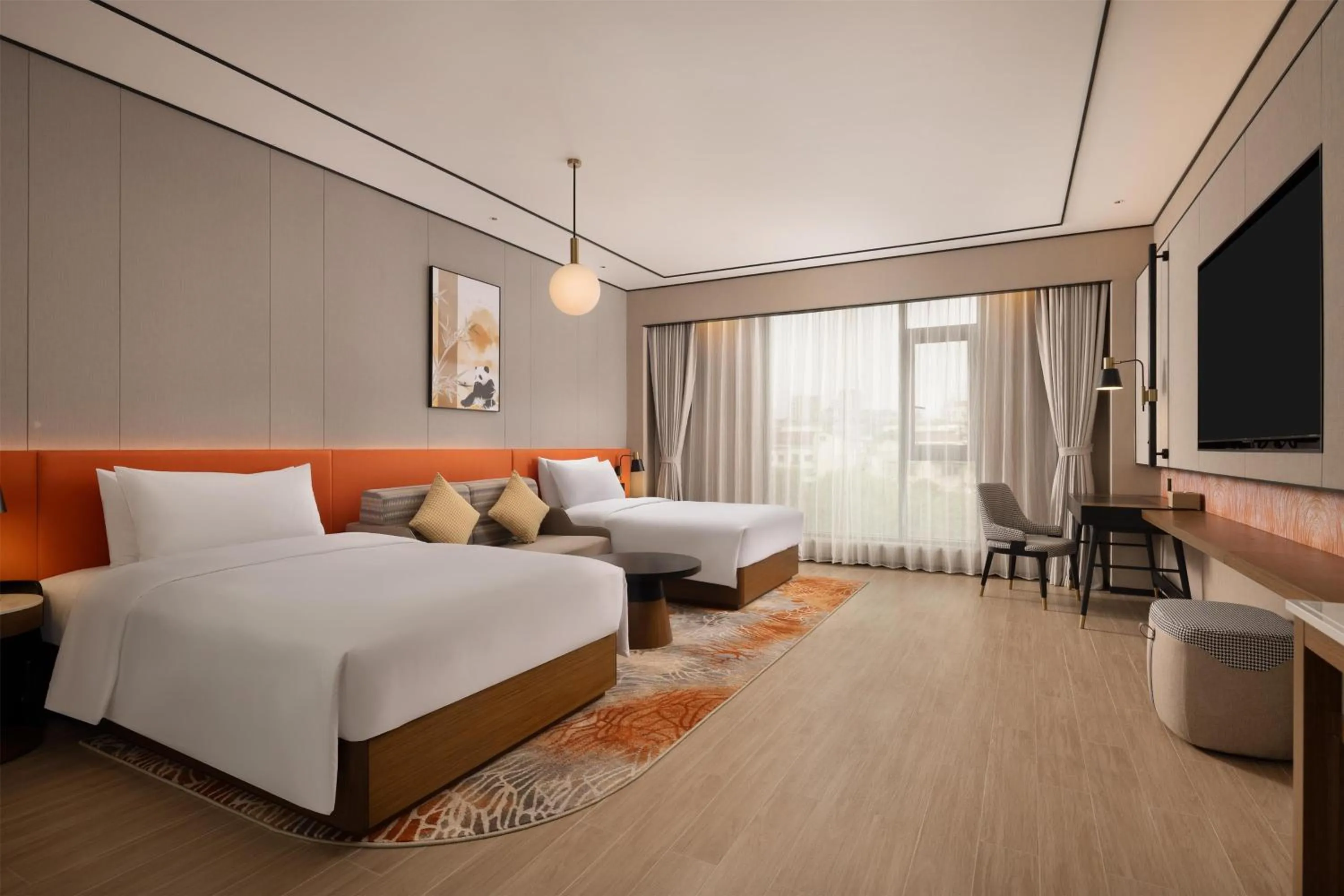 Bed in Hilton Garden Inn Chengdu Jinniu Yipintianxia