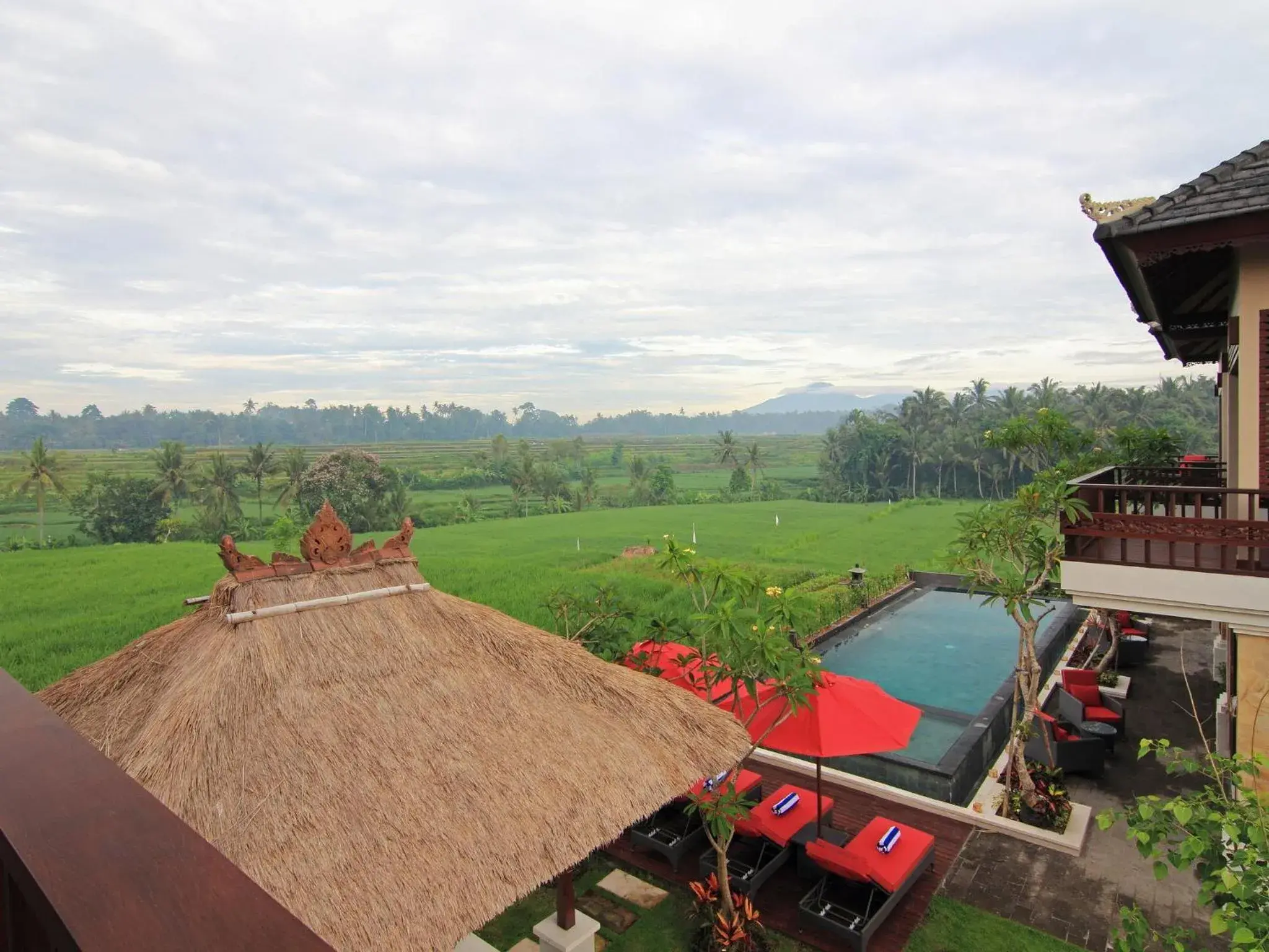 Bird's eye view in Uma Stana Villa Bird's eye view in Uma Stana Villa