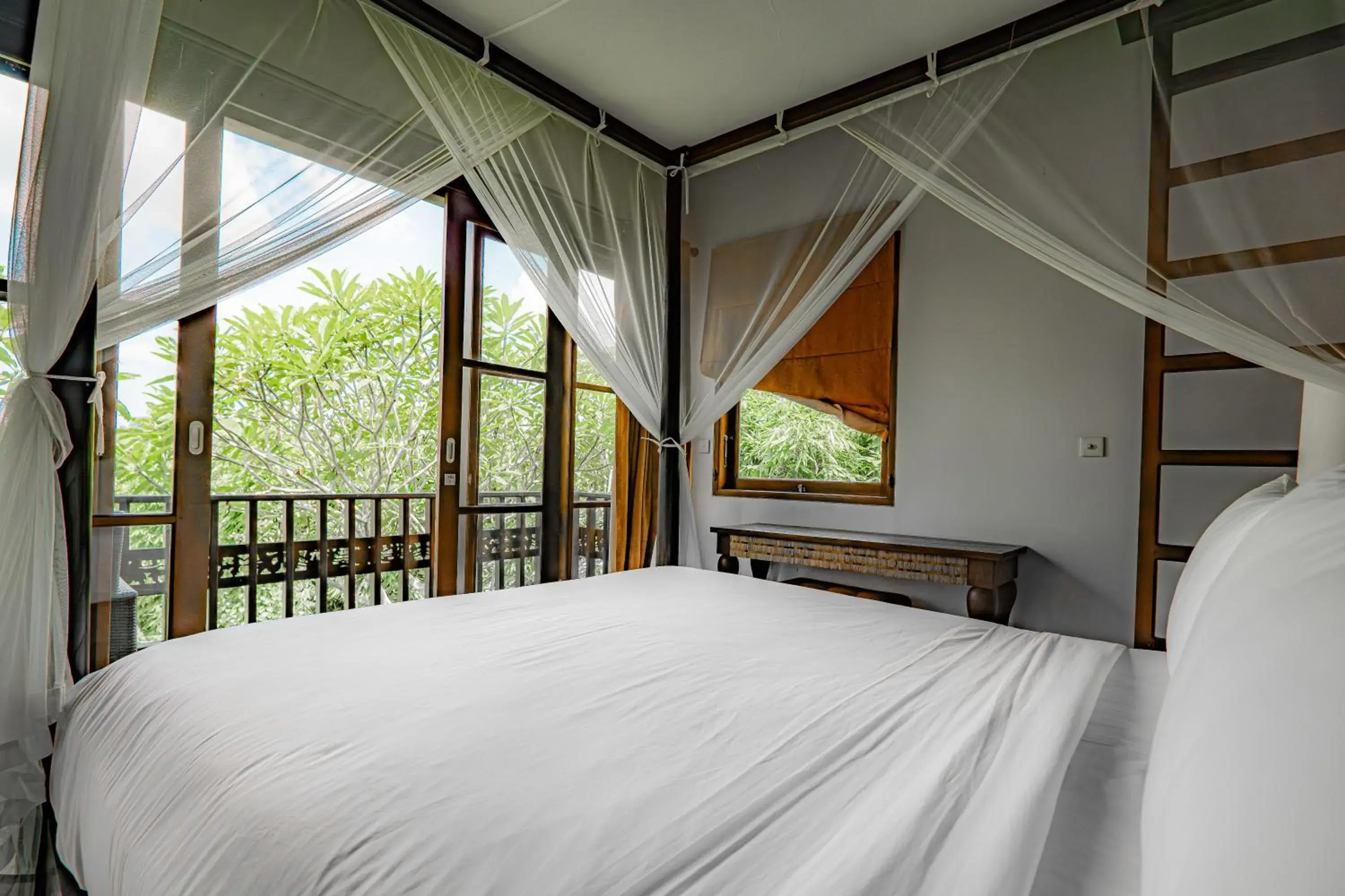 Bed in Uma Stana Villa Bed in Uma Stana Villa