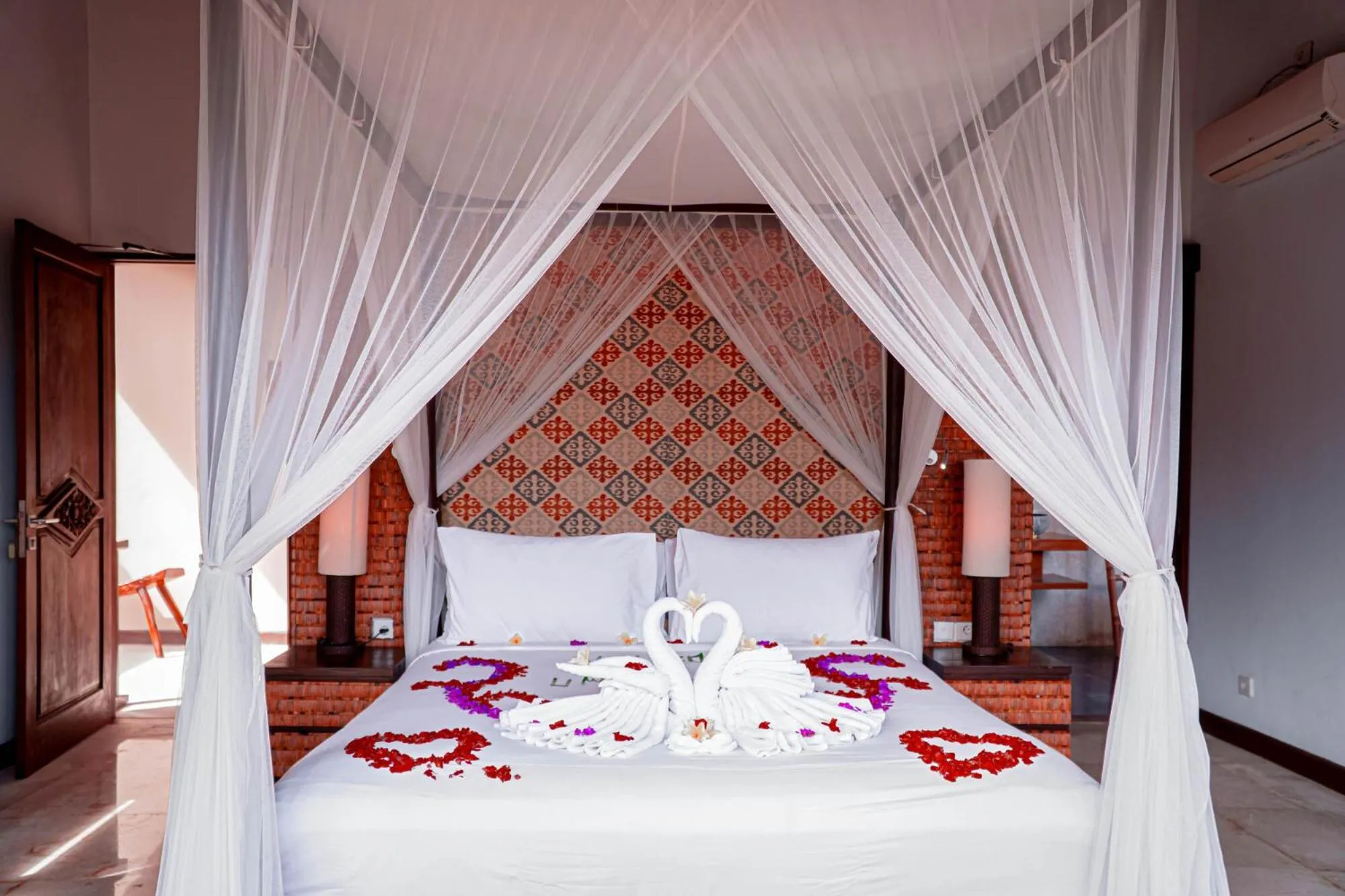 Bed in Uma Stana Villa