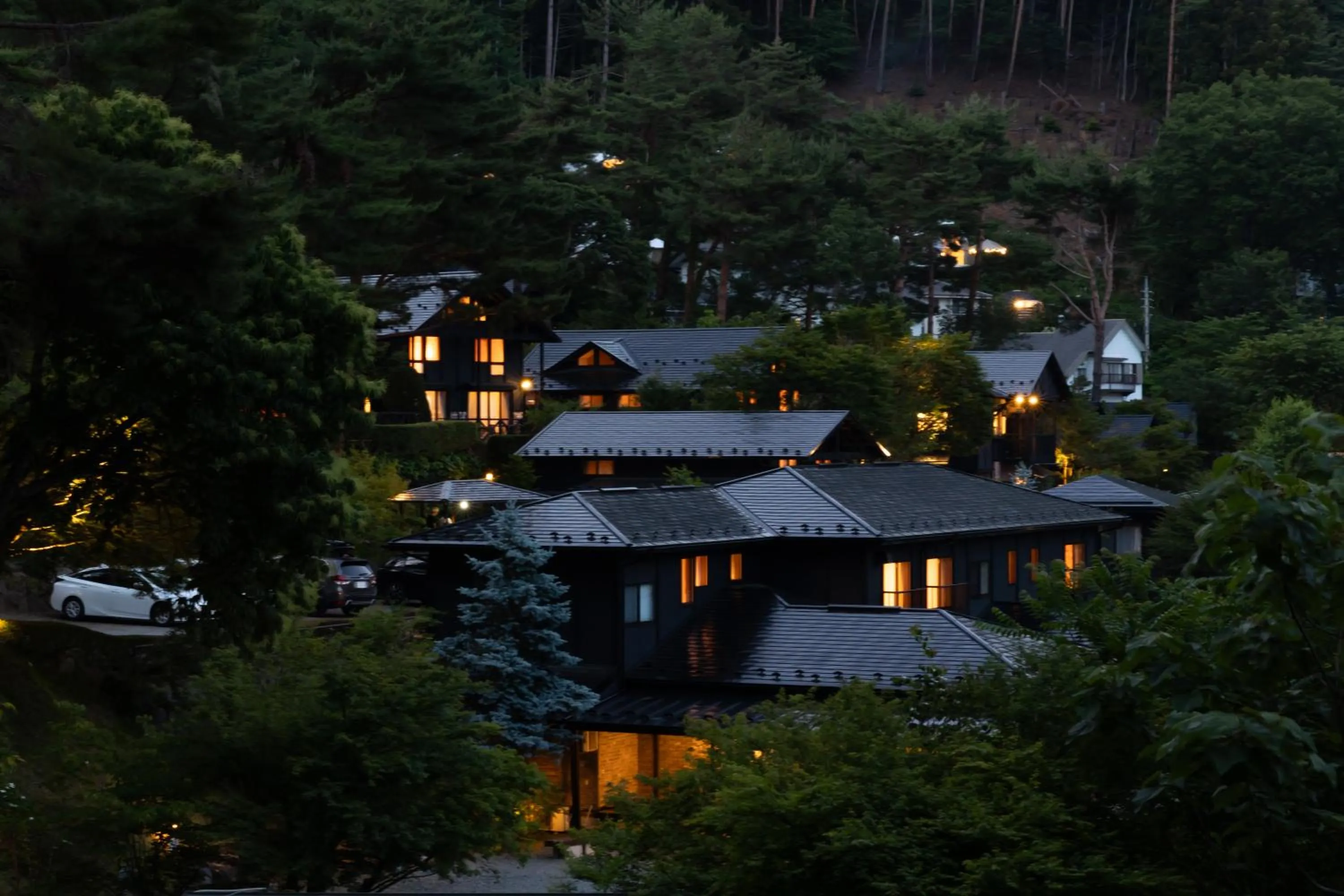 Property building in Kawaguchiko Country Cottage Ban