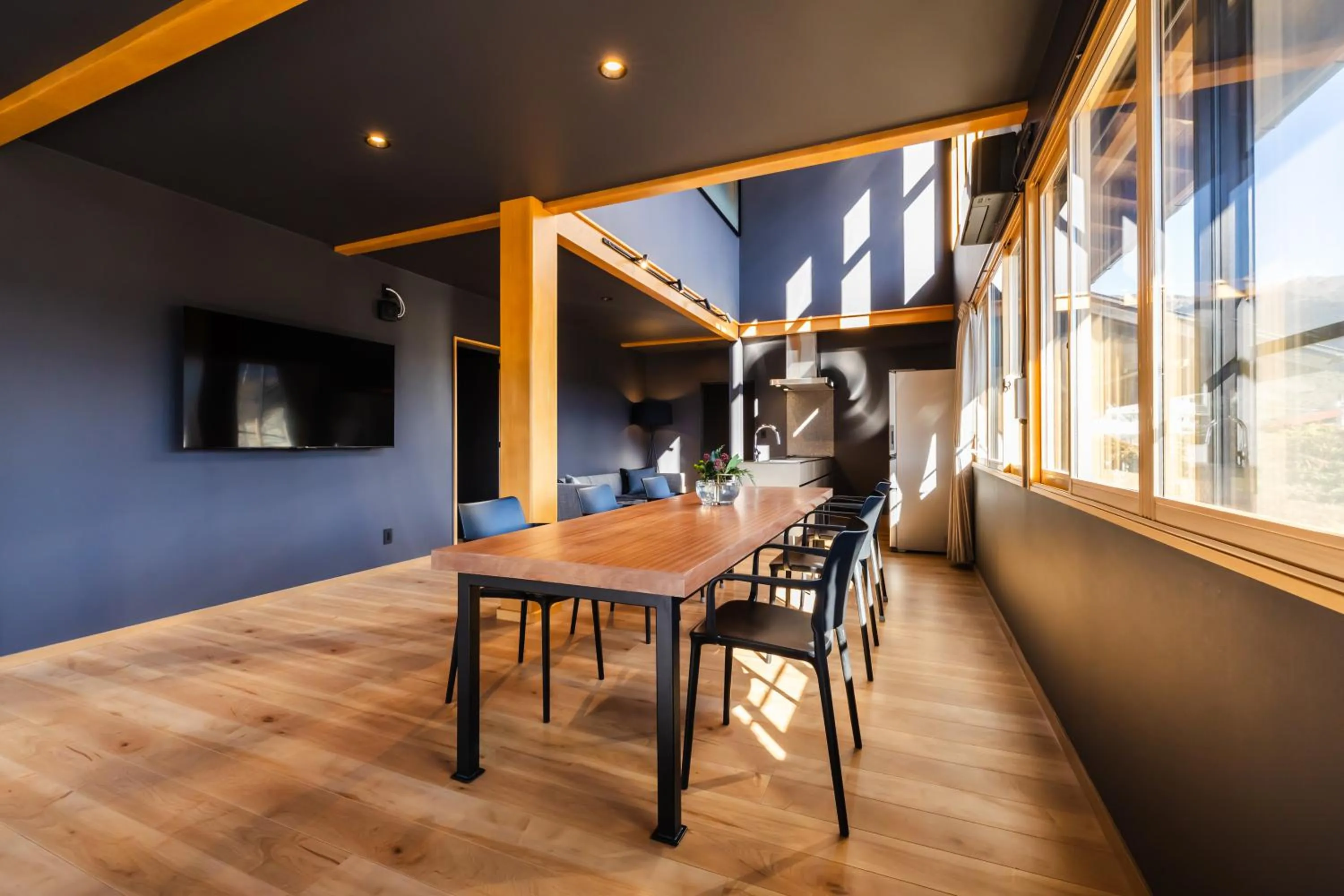 Living room in Kawaguchiko Country Cottage Ban