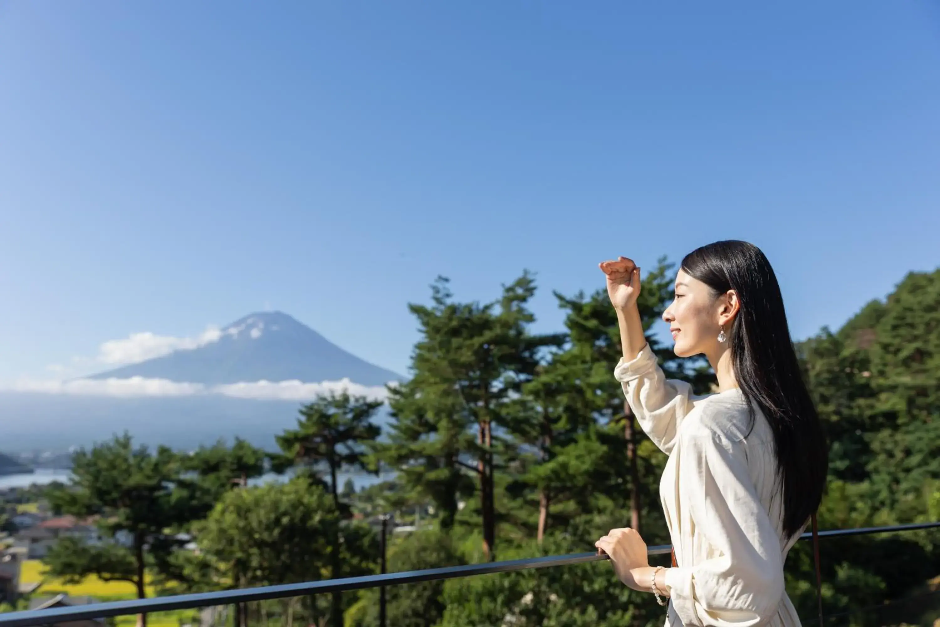 Mountain view in Kawaguchiko Country Cottage Ban Mountain view in Kawaguchiko Country Cottage Ban