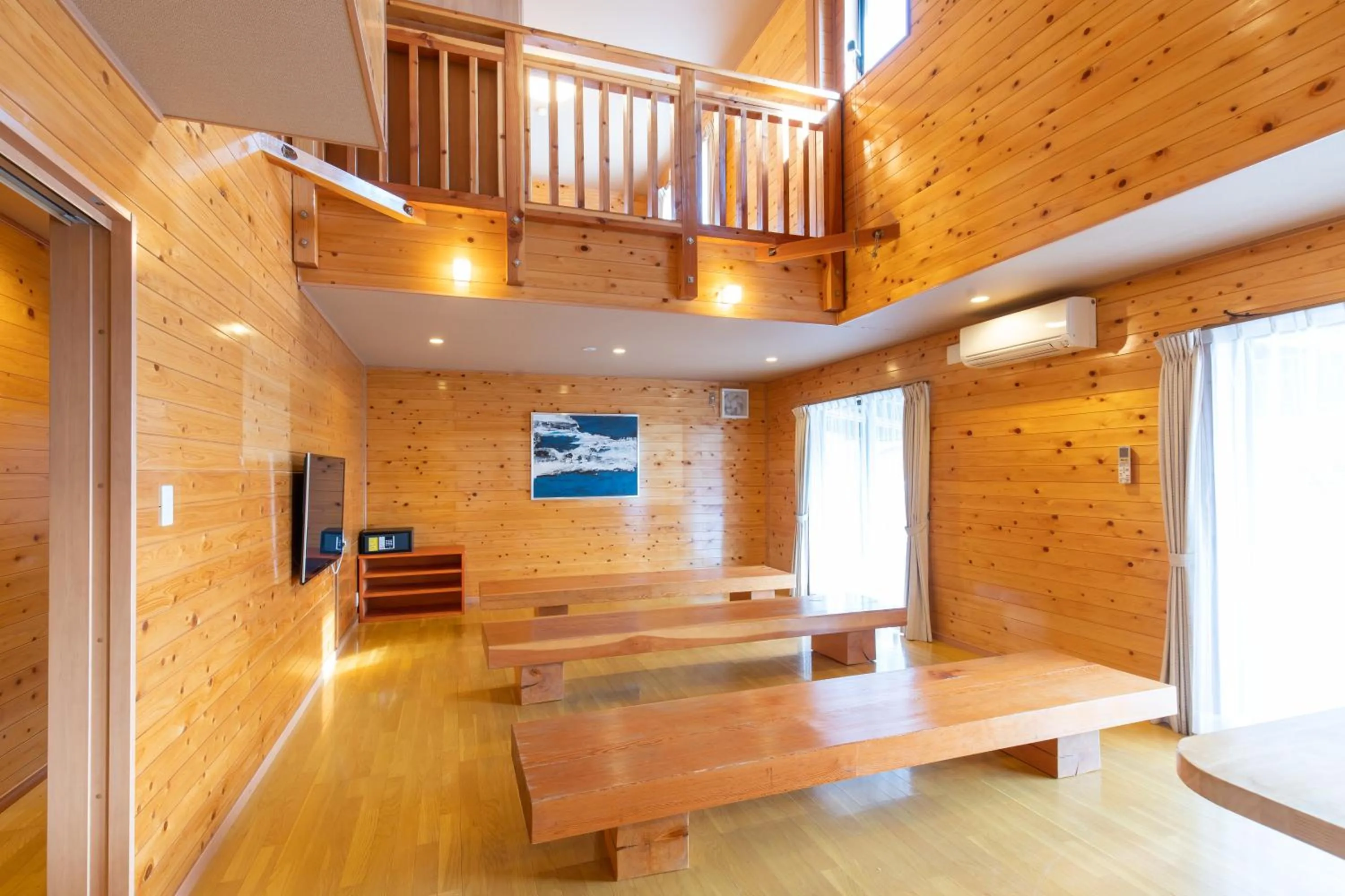 Living room in Kawaguchiko Country Cottage Ban