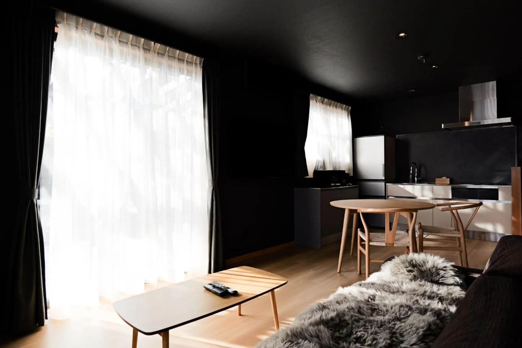 Living room in Kawaguchiko Country Cottage Ban