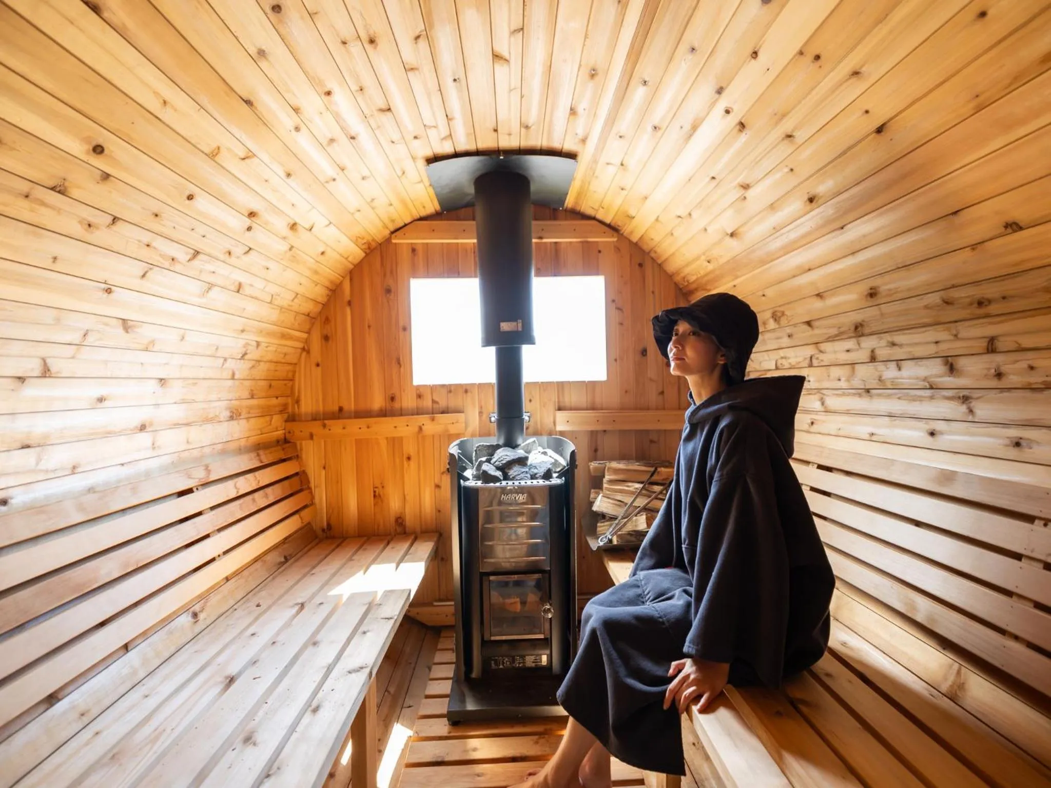 Sauna in Kawaguchiko Country Cottage Ban