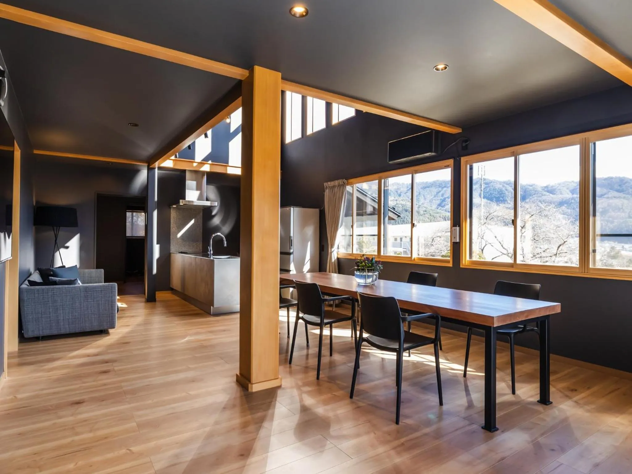 Living room in Kawaguchiko Country Cottage Ban