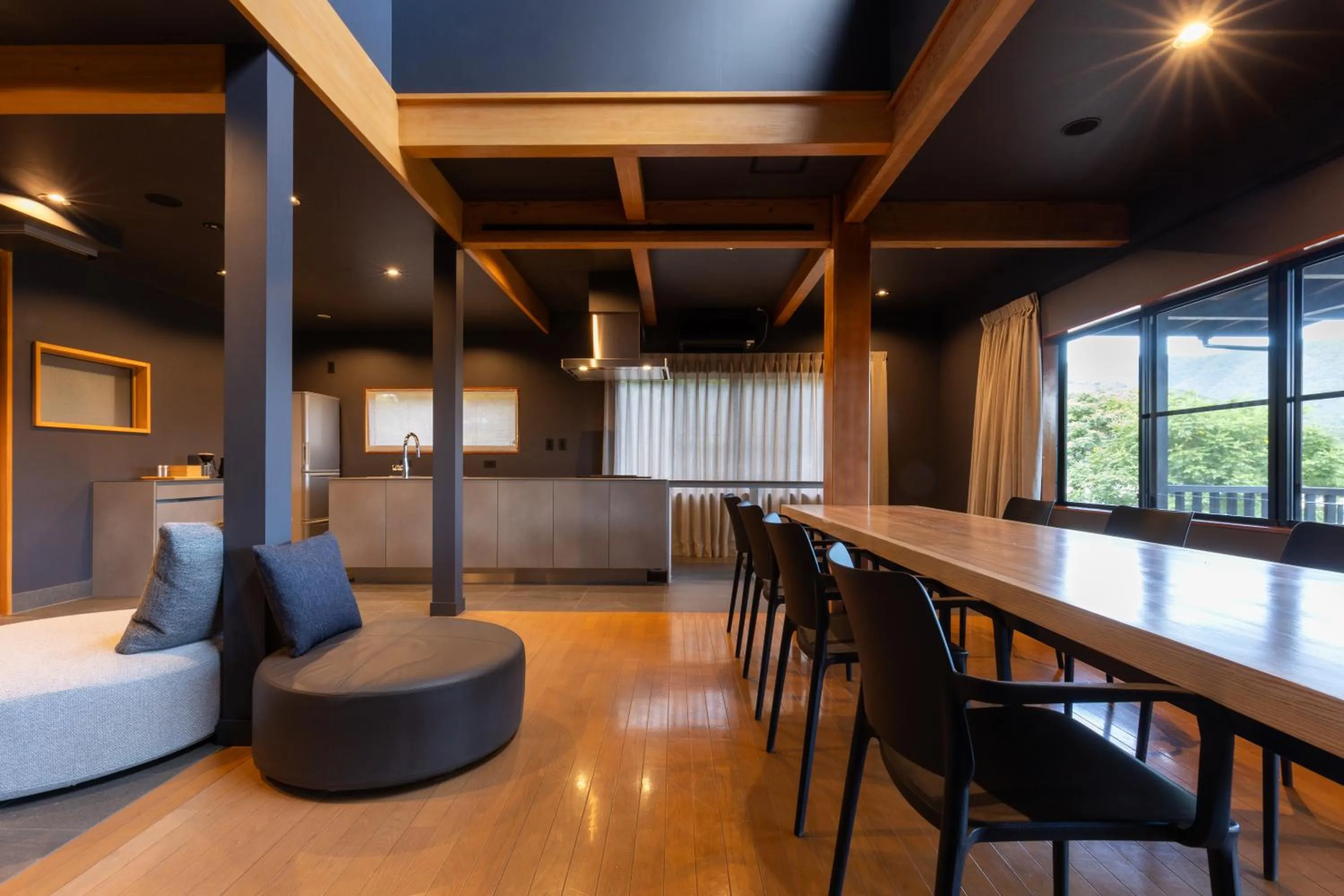 Living room in Kawaguchiko Country Cottage Ban