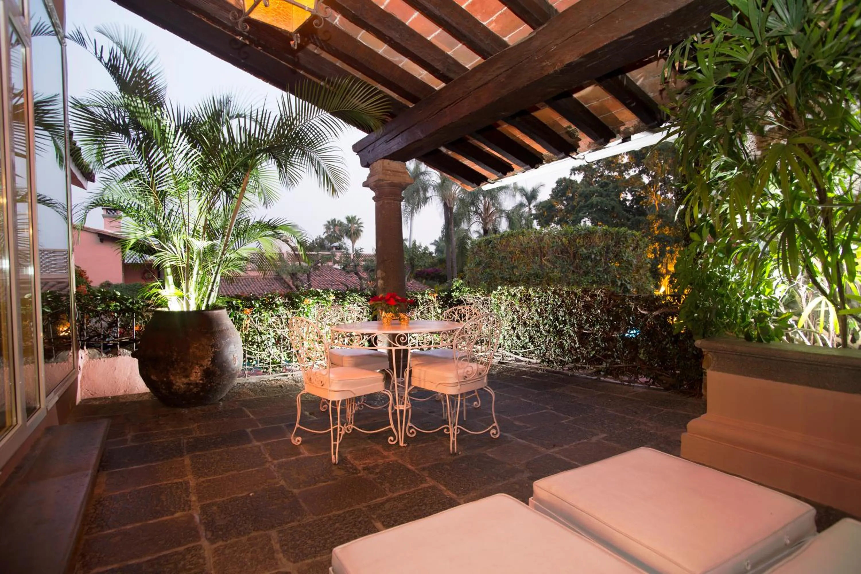 Patio in Las Mañanitas