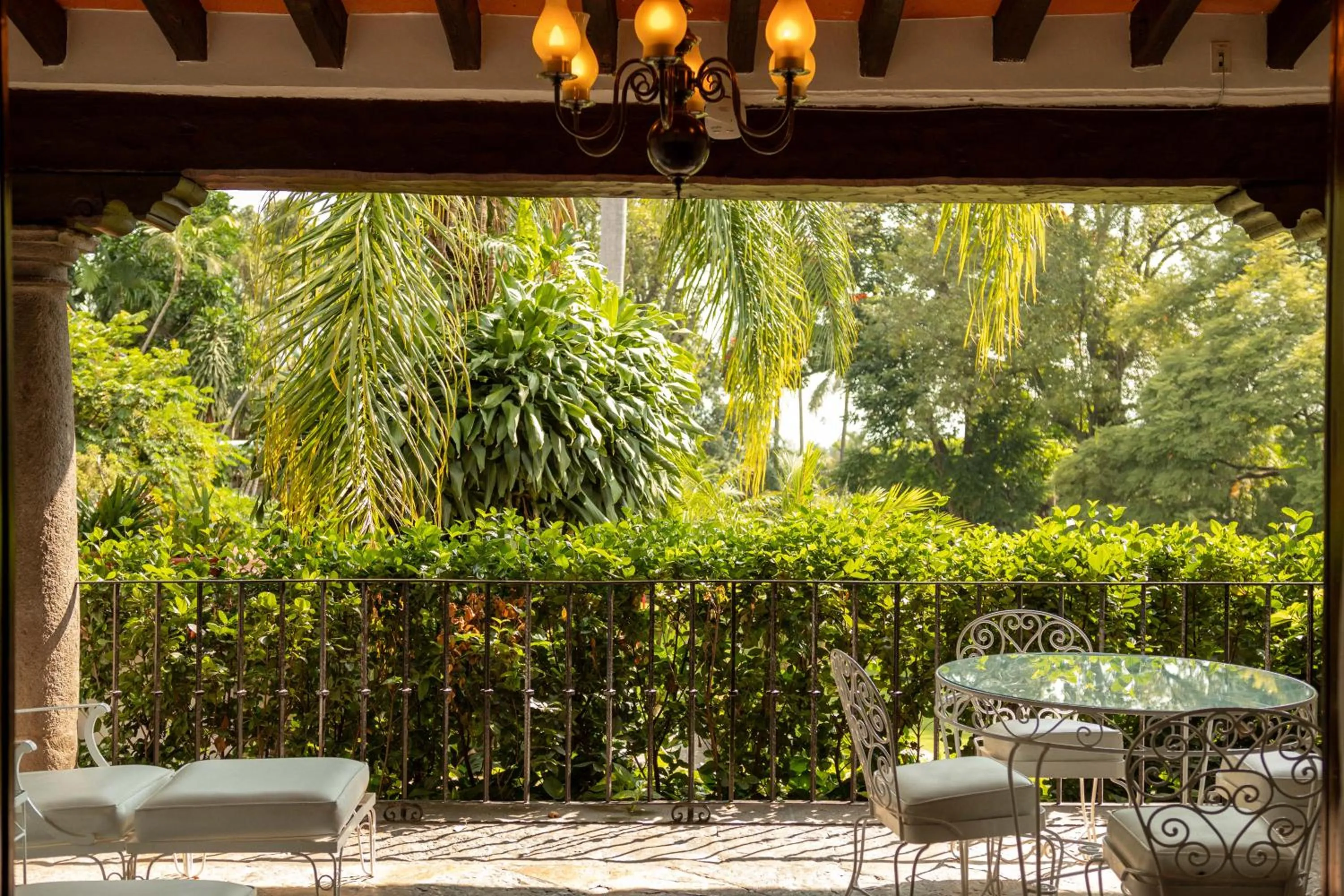 Garden in Las Mañanitas