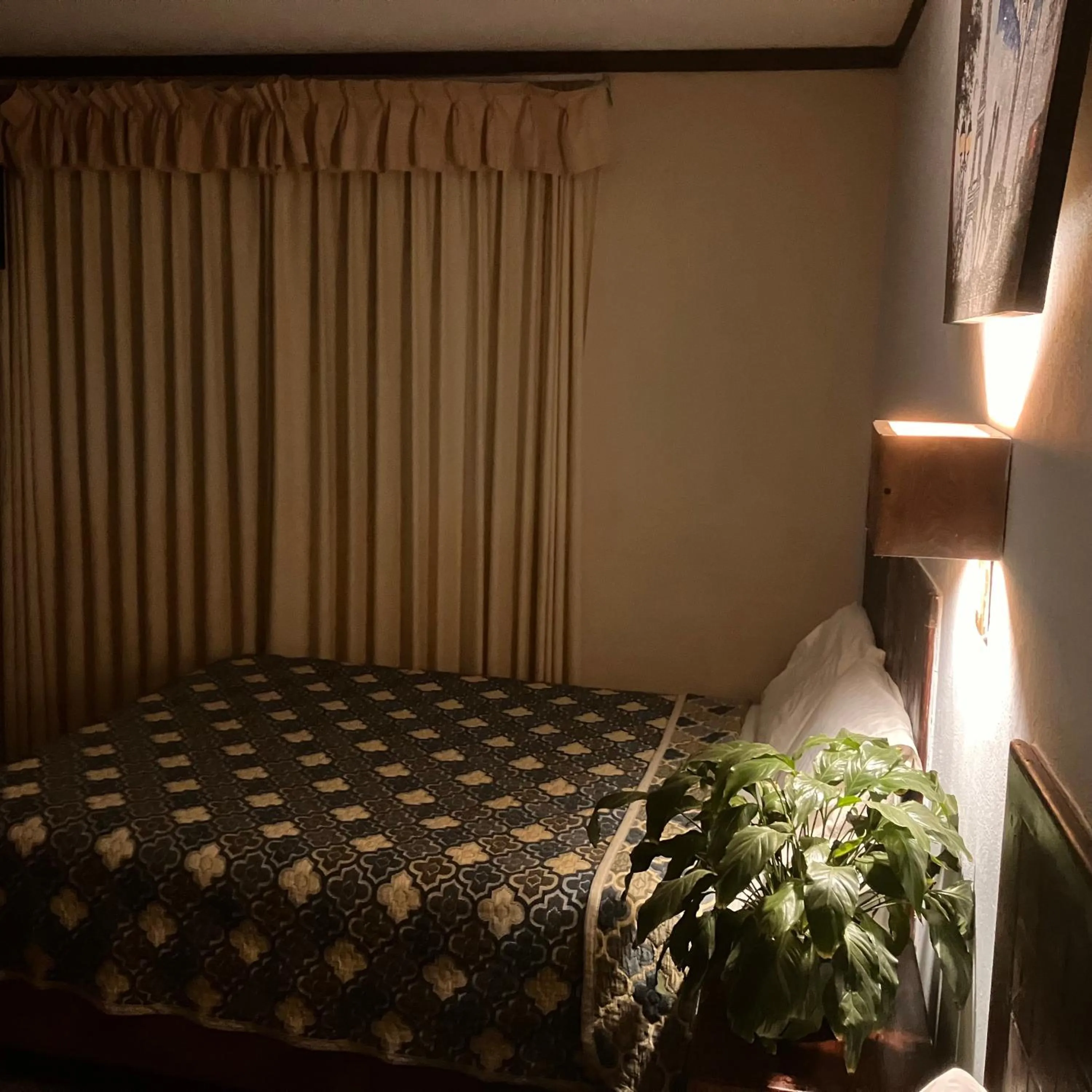 Bed in Hotel Santa Fe