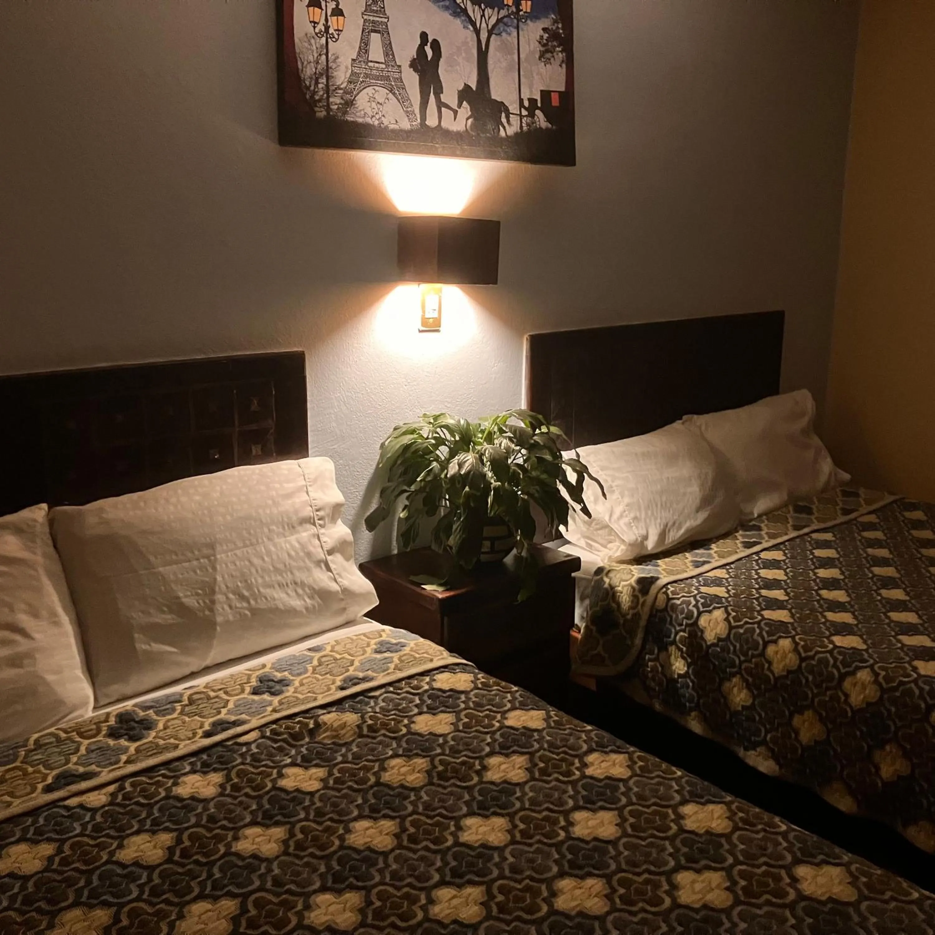 Bed in Hotel Santa Fe