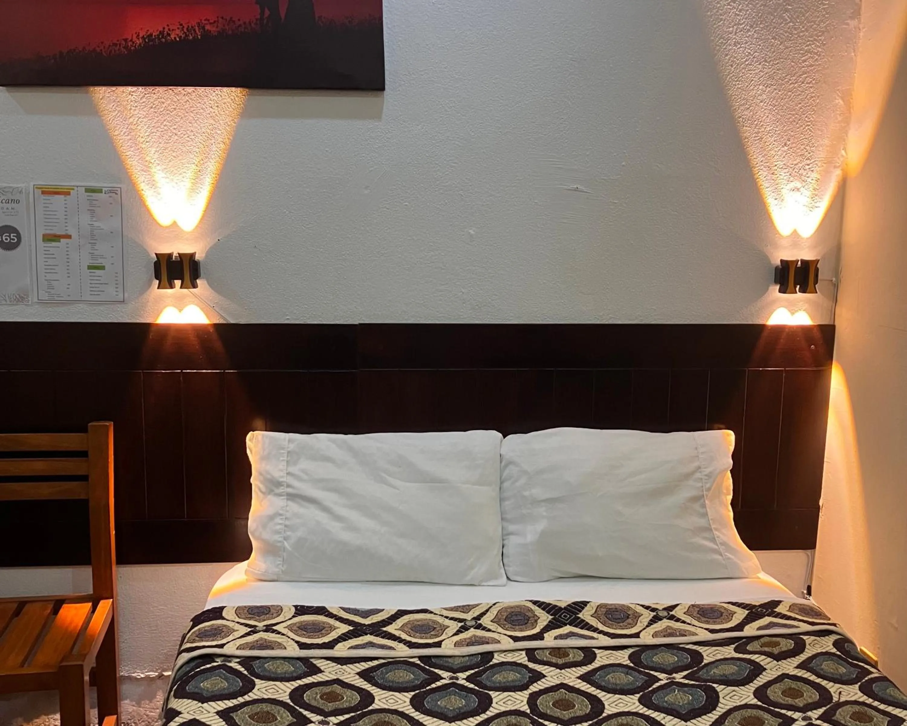 Bed in Hotel Santa Fe