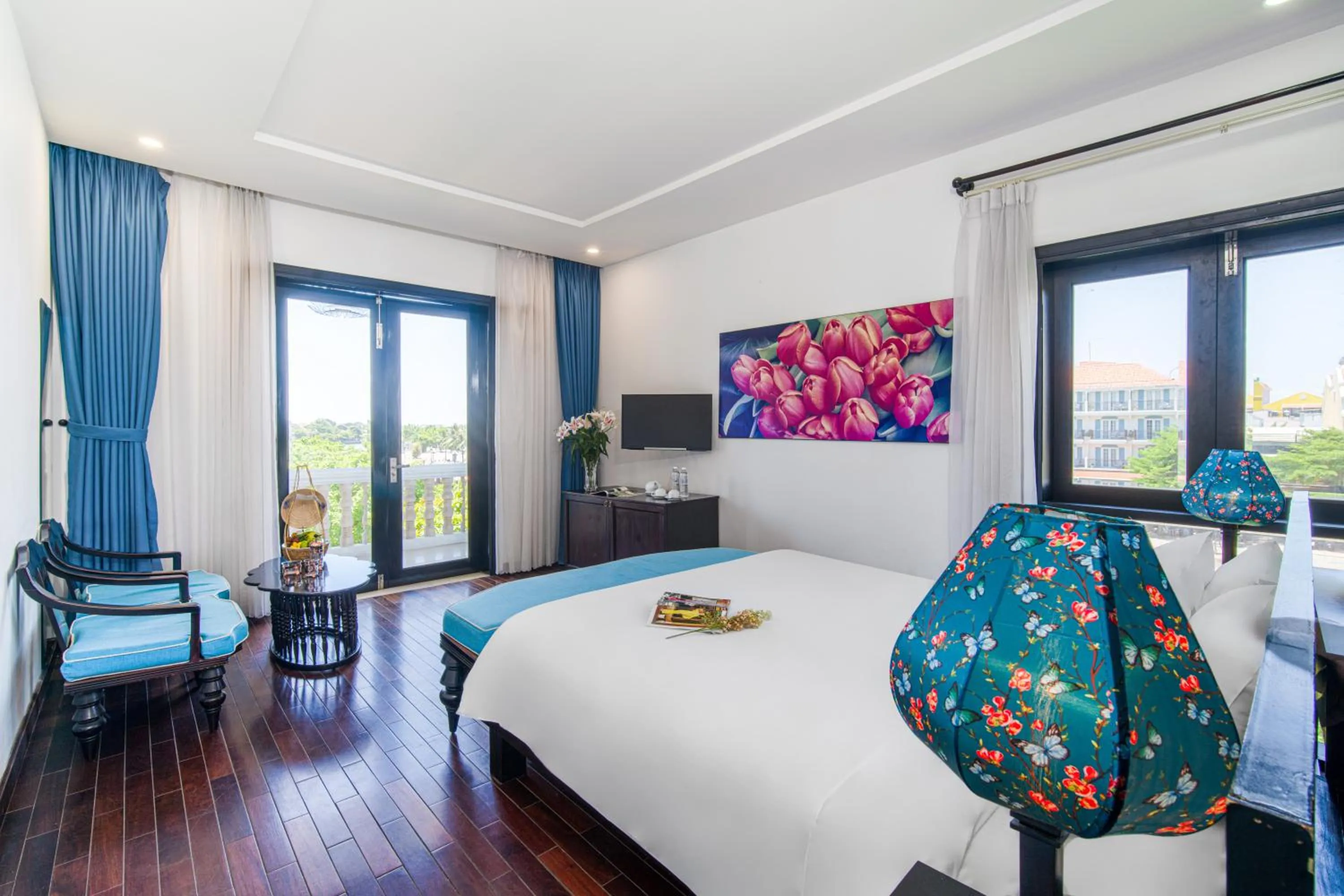 room service, Bed in Thanh Binh Riverside Hoi An