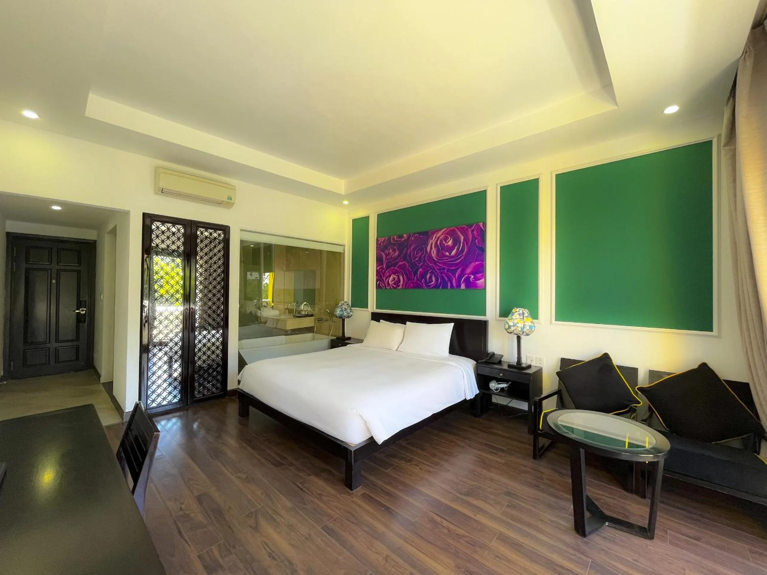 Bathroom, Bed in Thanh Binh Riverside Hoi An