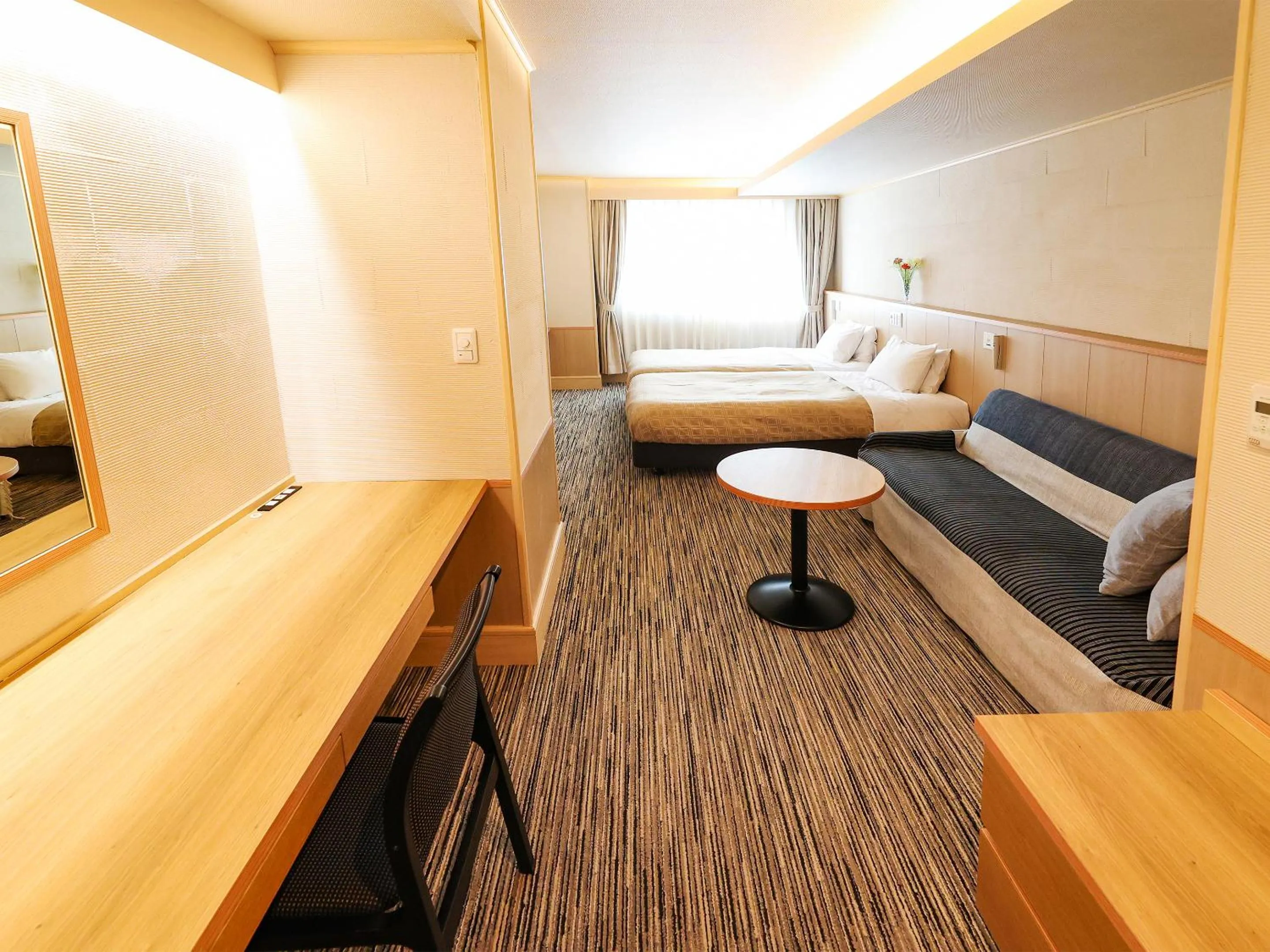 Photo of the whole room, Bed in Fukui Hotel