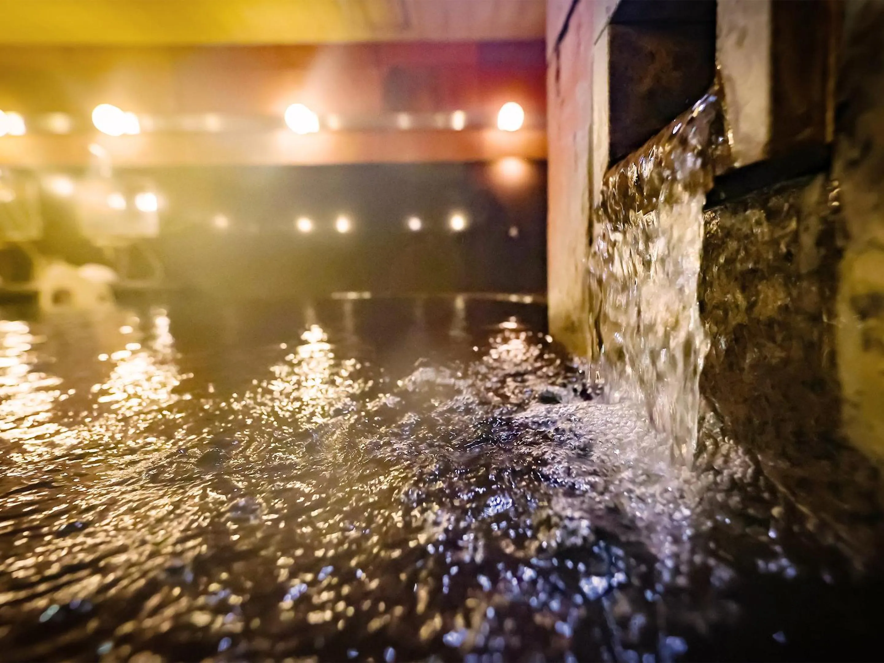 Hot Spring Bath in Fukui Hotel