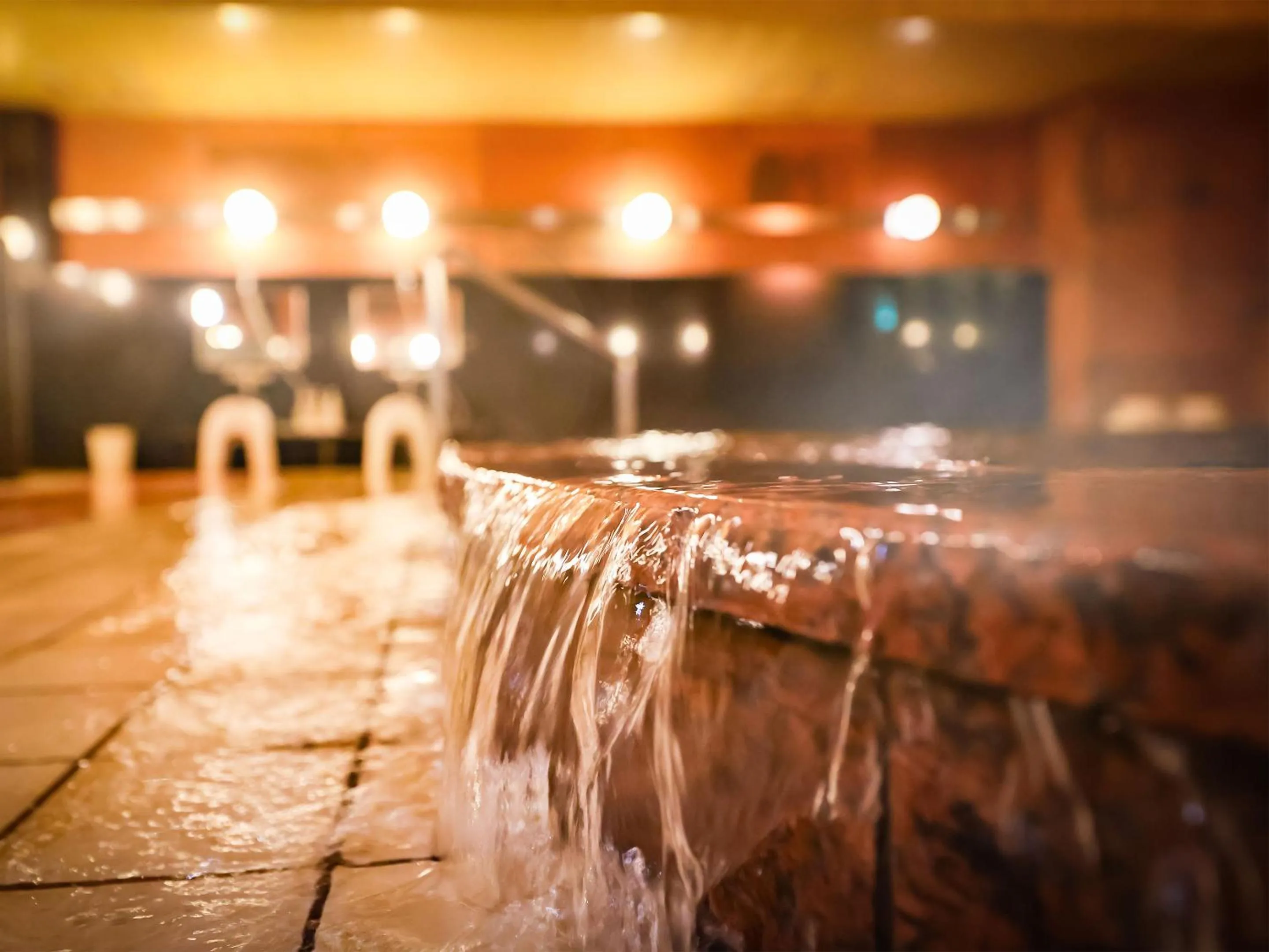Hot Spring Bath in Fukui Hotel