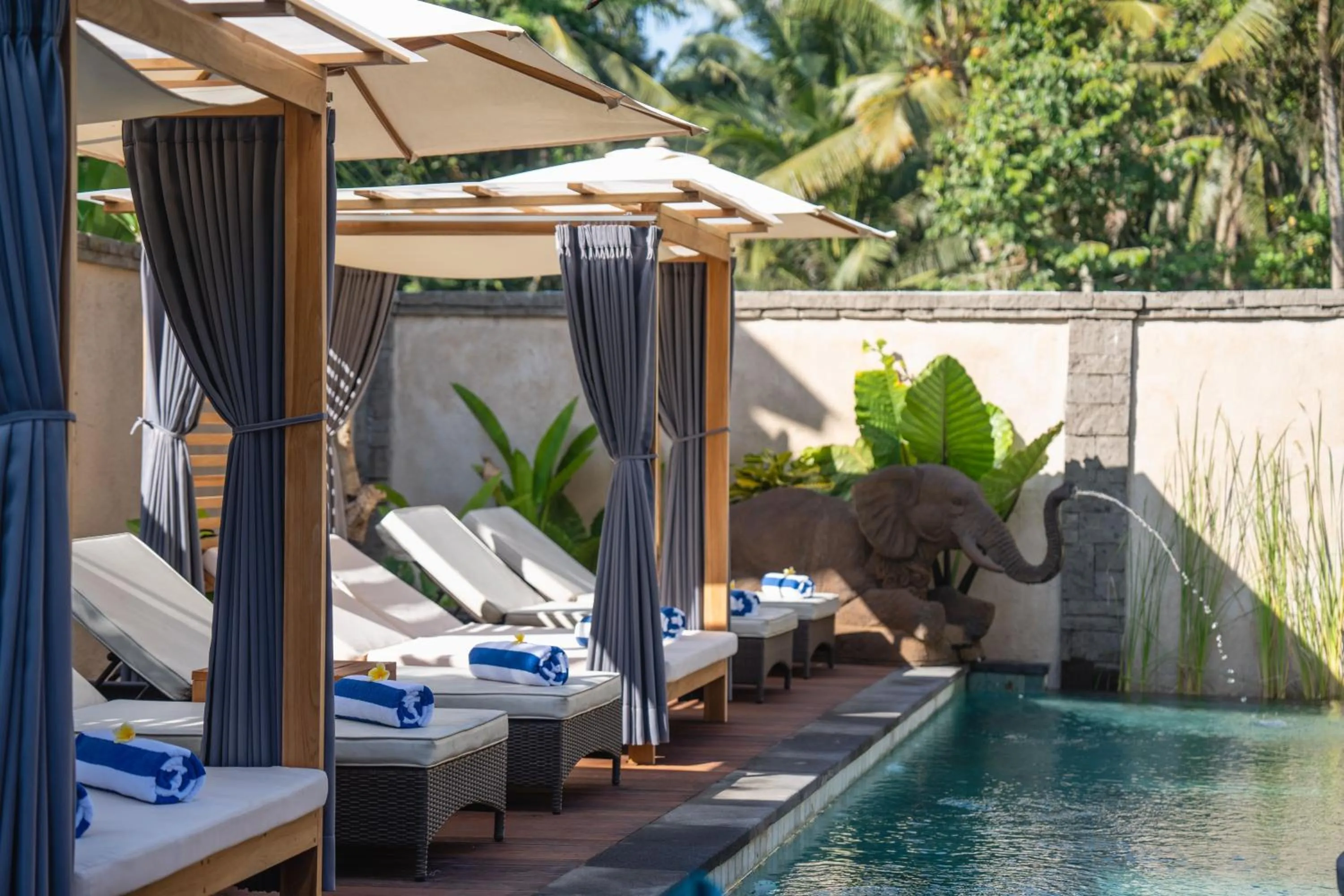 Patio in The Compass Rose Ubud