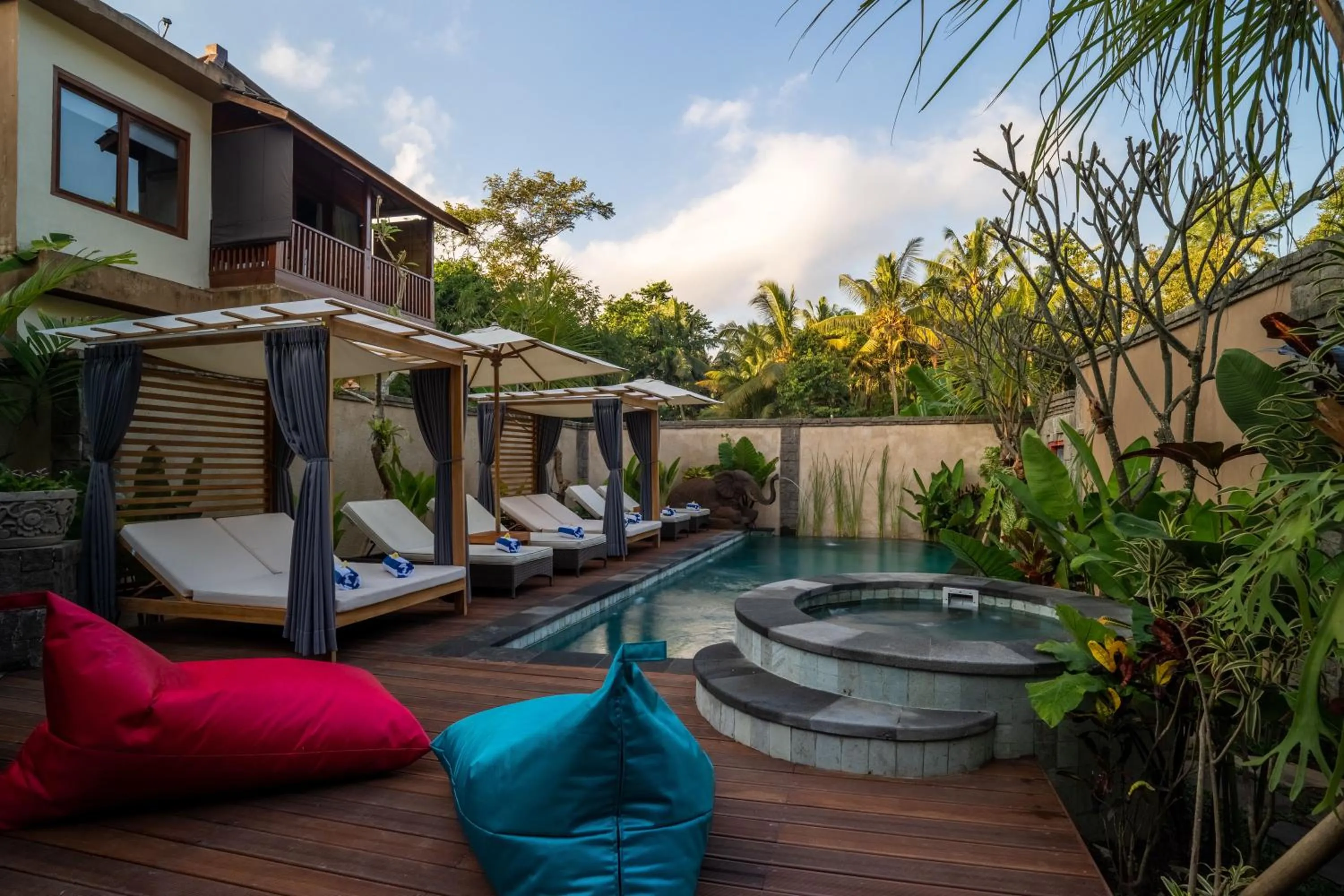 Balcony/Terrace in The Compass Rose Ubud