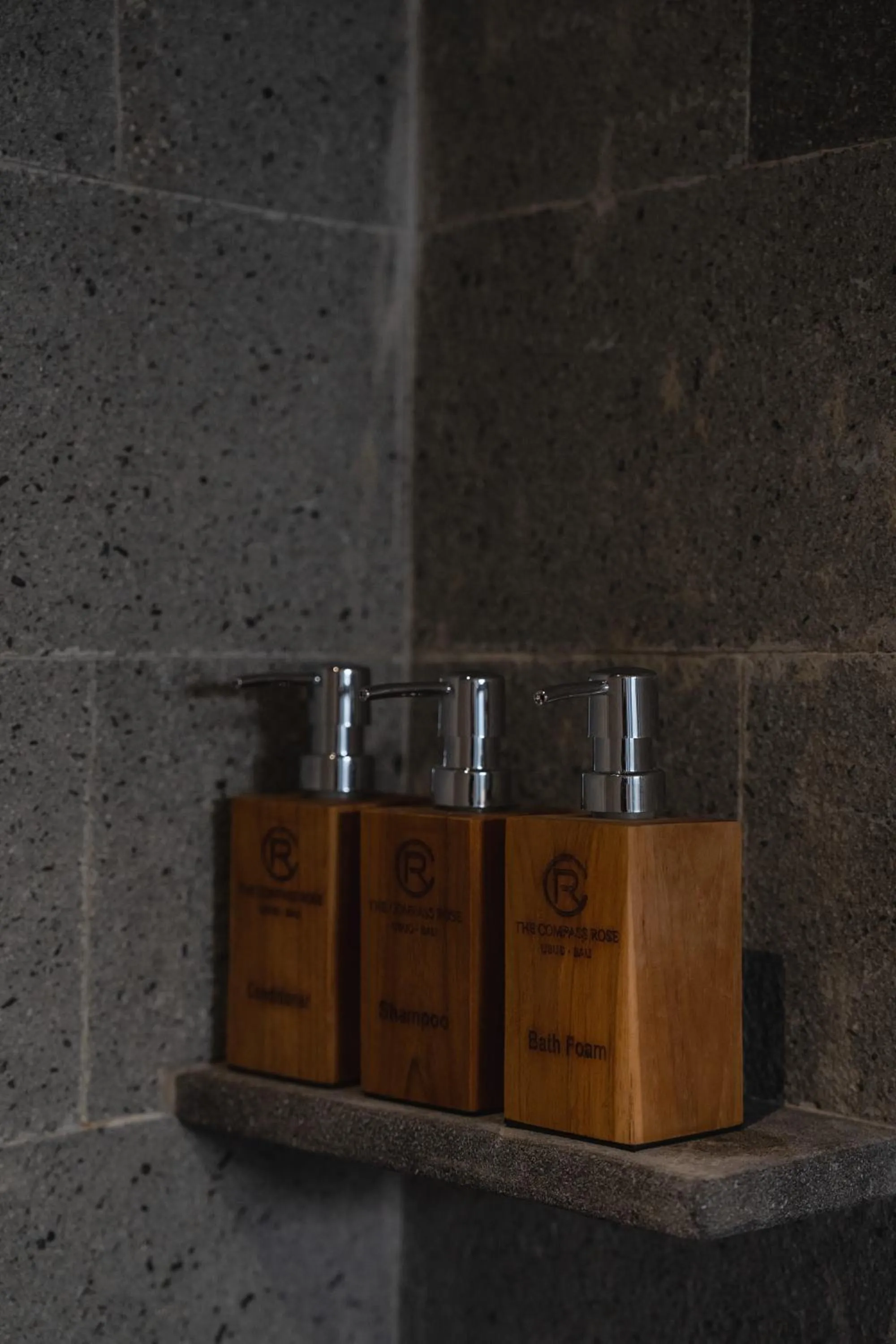 Shower in The Compass Rose Ubud