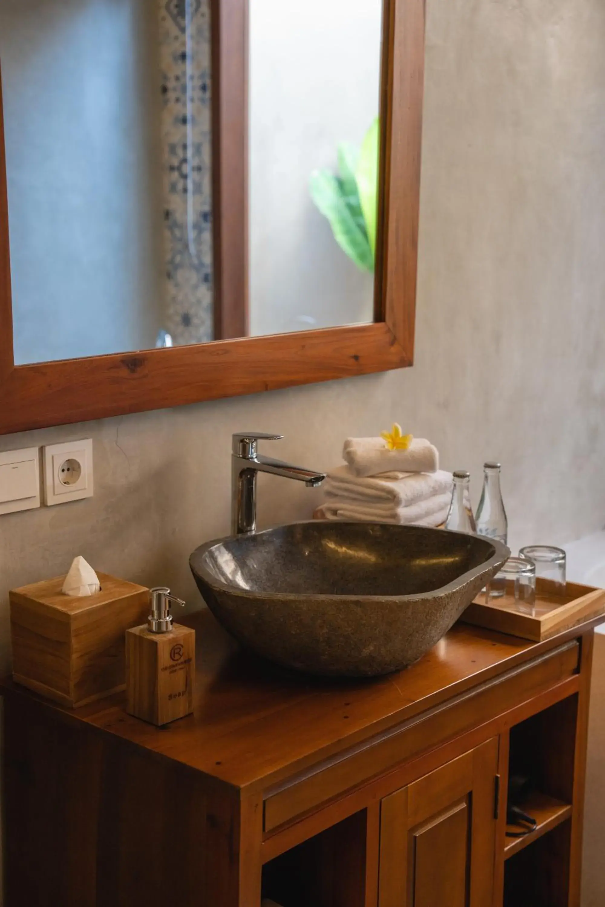 Bathroom in The Compass Rose Ubud Bathroom in The Compass Rose Ubud
