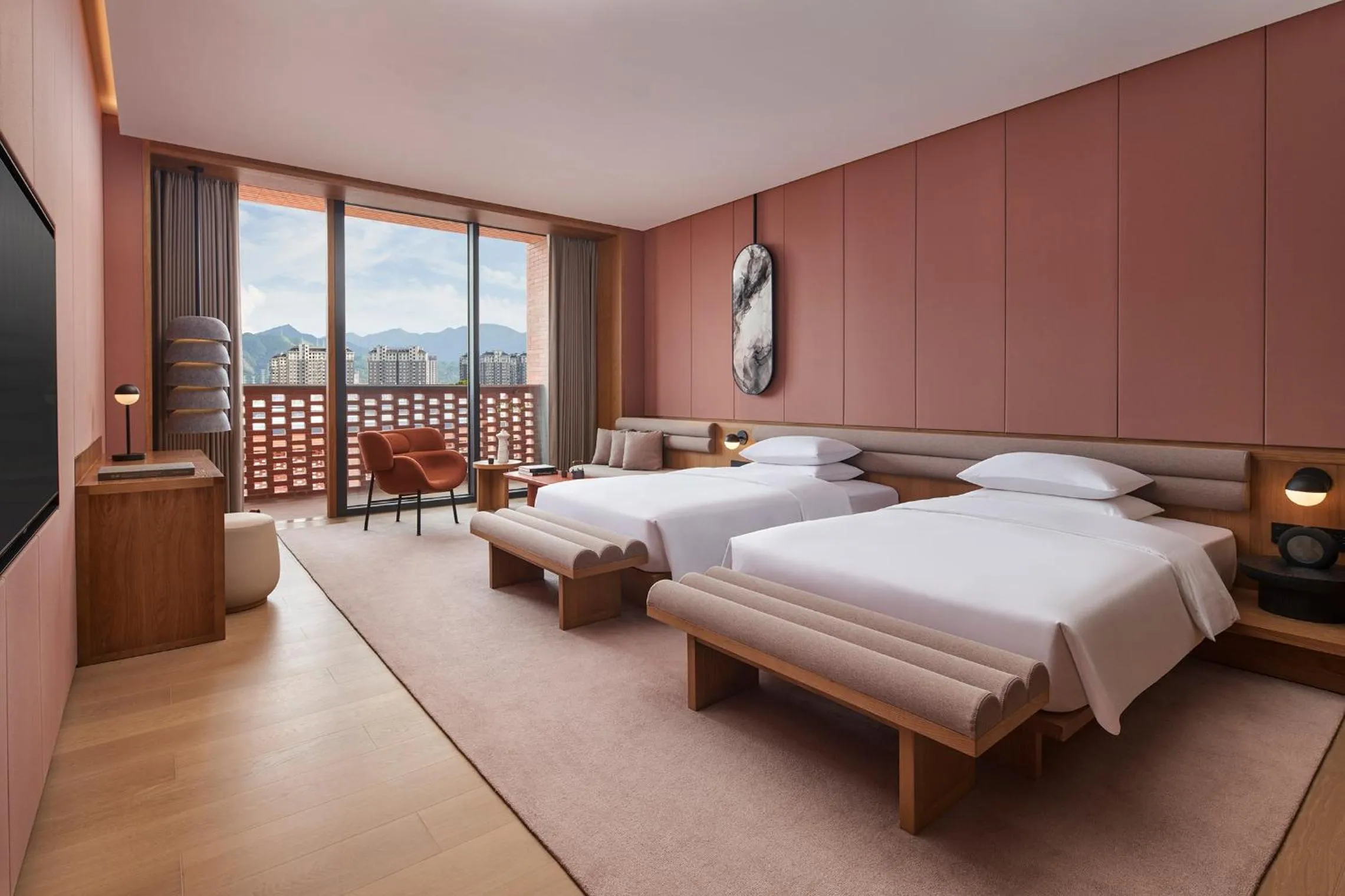 Photo of the whole room, Bed in TAOXICHUAN Hotel