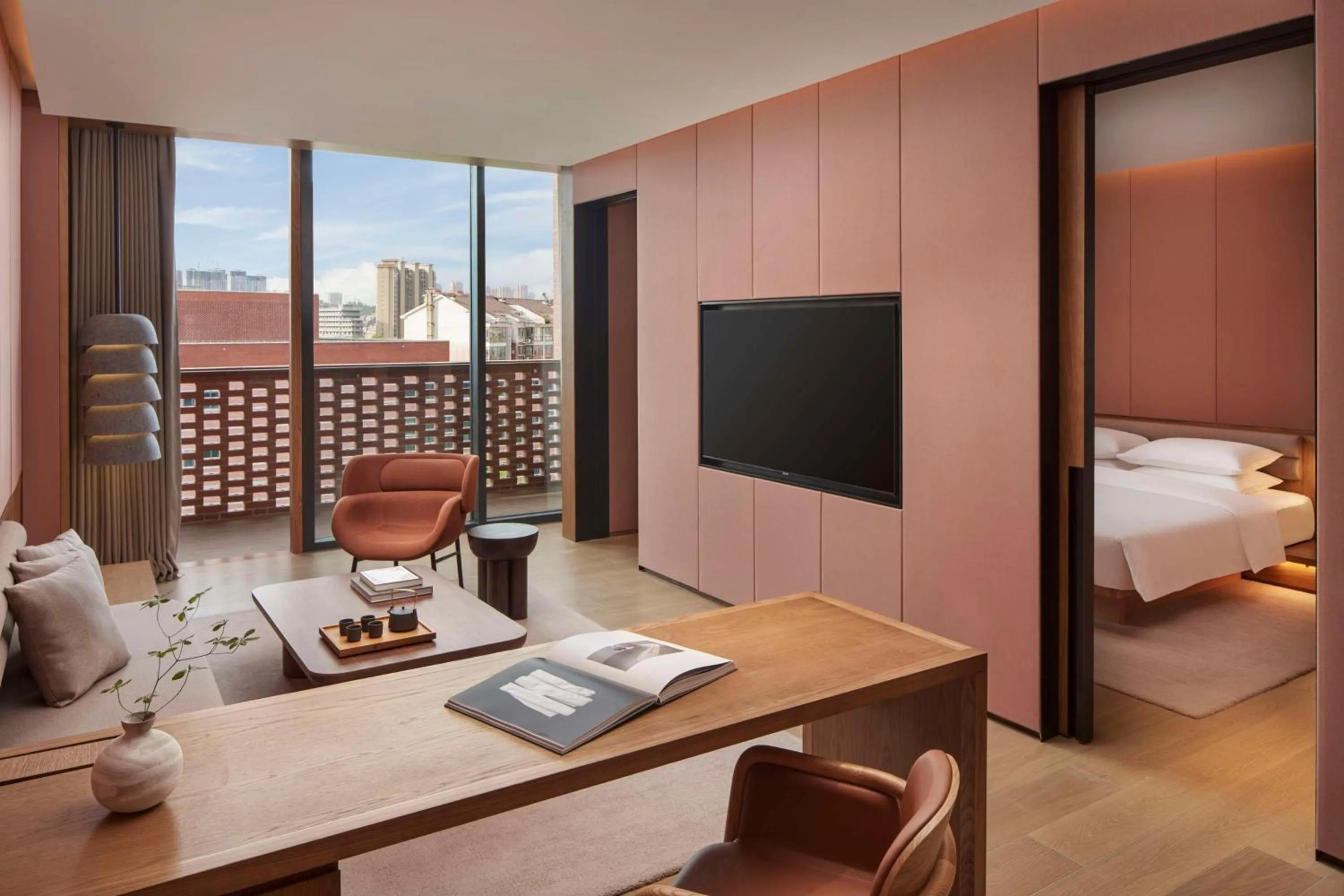 Photo of the whole room, Bed in TAOXICHUAN Hotel