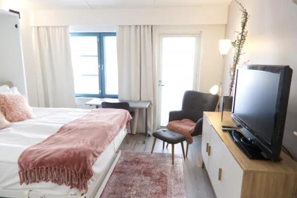 Photo of the whole room, Bed in Polku Hotelli