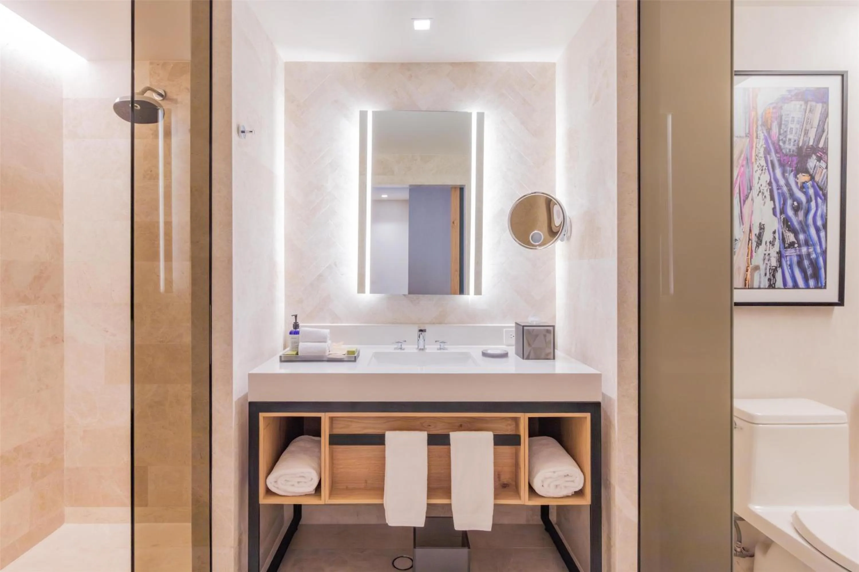 Bathroom in Hilton Mexico City Reforma