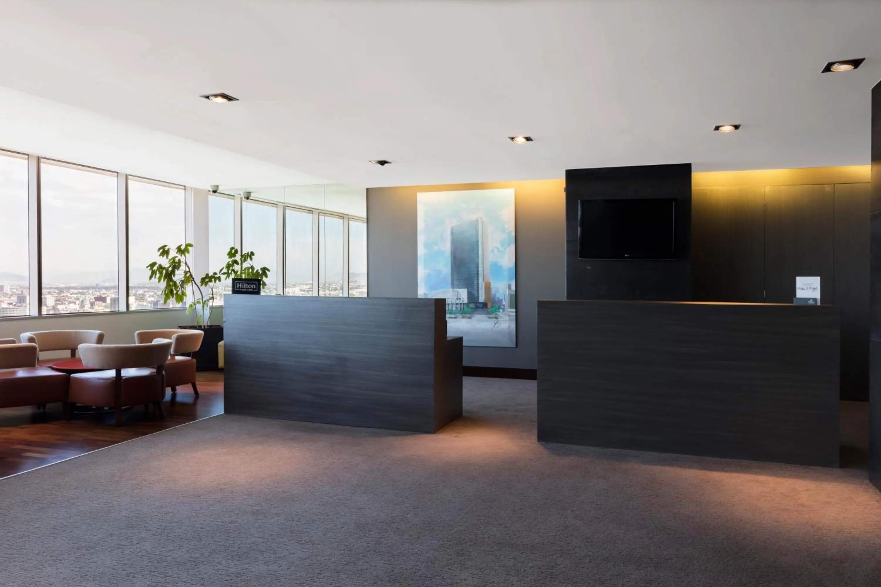 Lobby or reception in Hilton Mexico City Reforma
